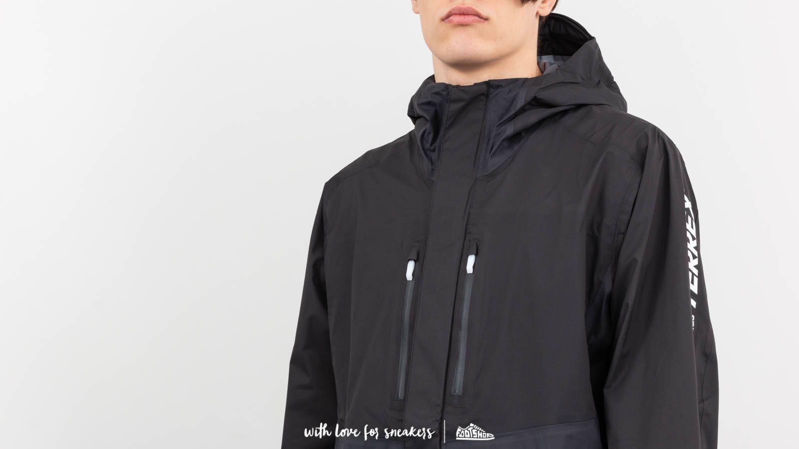Regenschutz adidas Terrex WM 3L Jacket Black