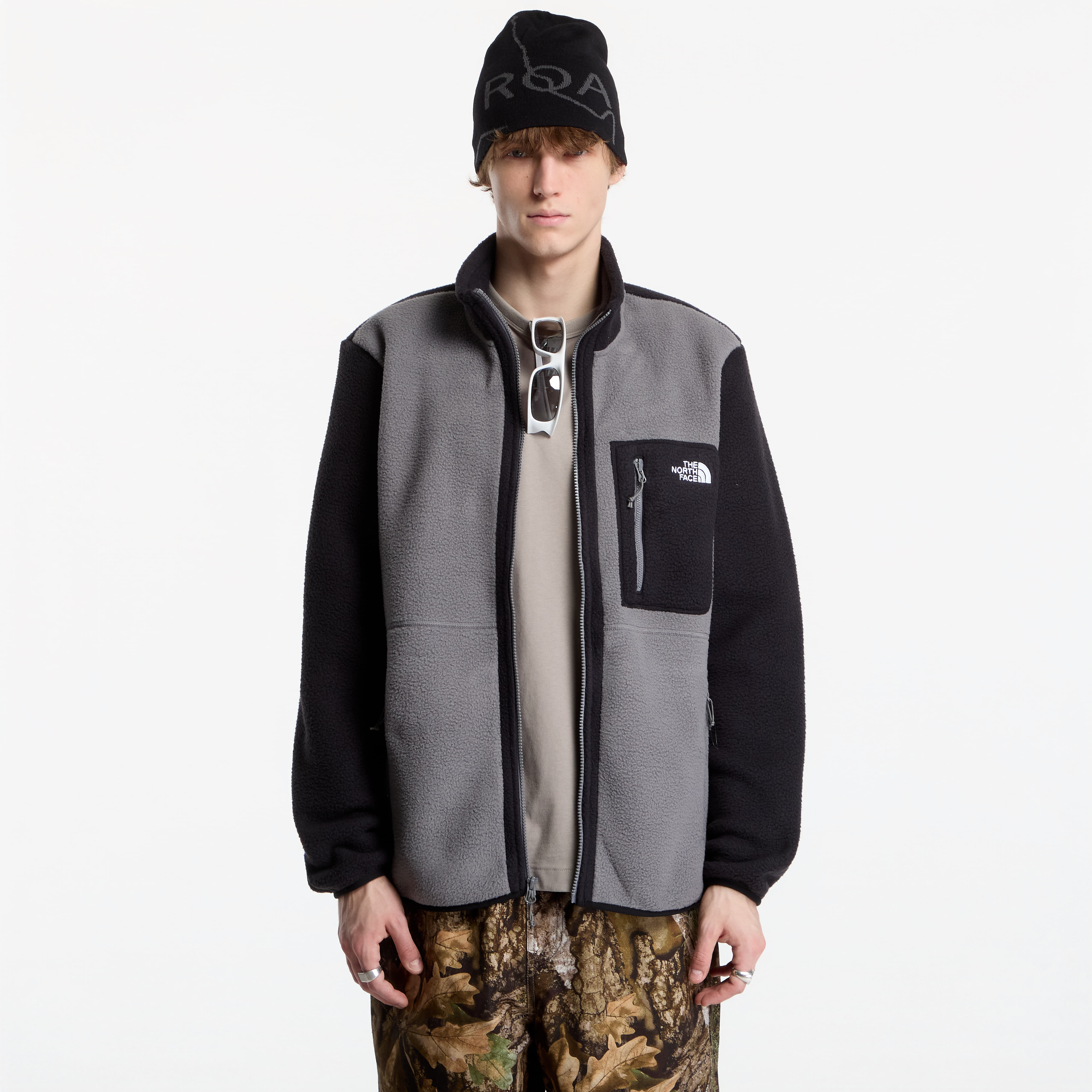 Sweatshirt The North Face Yumiori Full Zip Smoked Pearl/TNF Black L