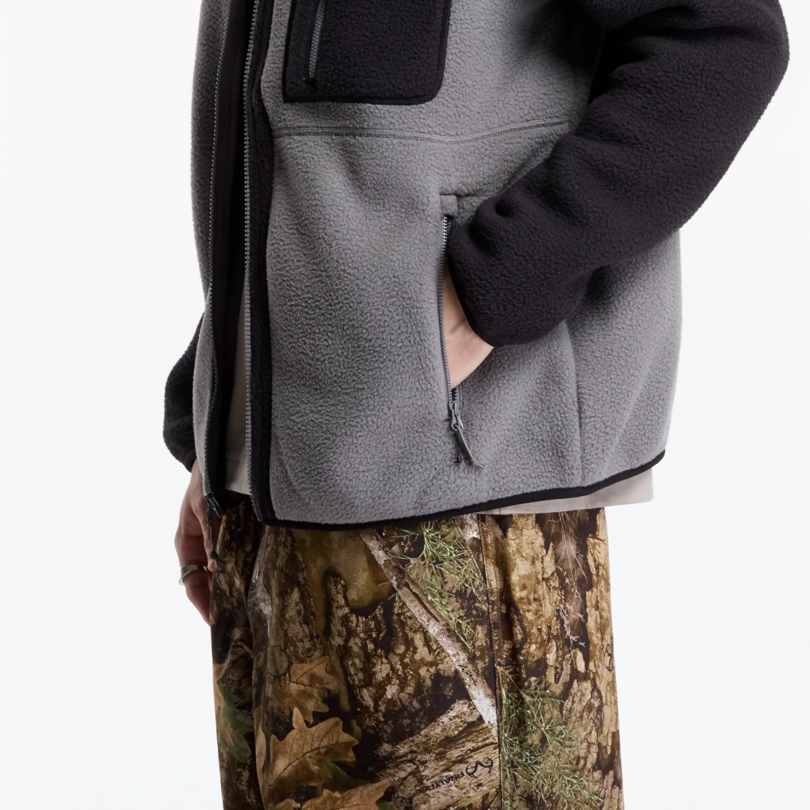 Hoodies and sweatshirts  The North Face Yumiori Full Zip Smoked Pearl/TNF Black