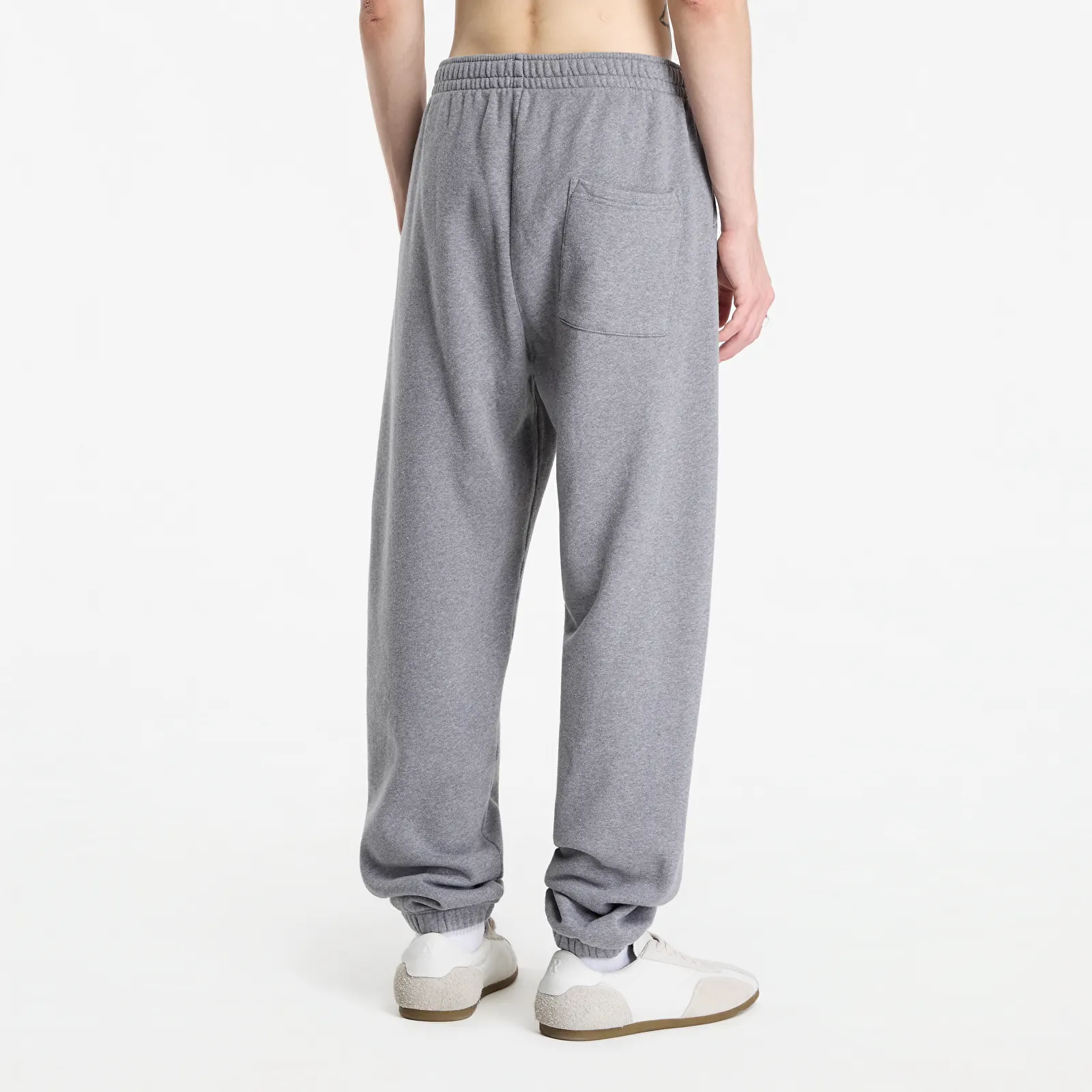 Chandal Sporty & Rich Serif Logo Embroidered Sweatpant UNISEX Medium Heather Gray