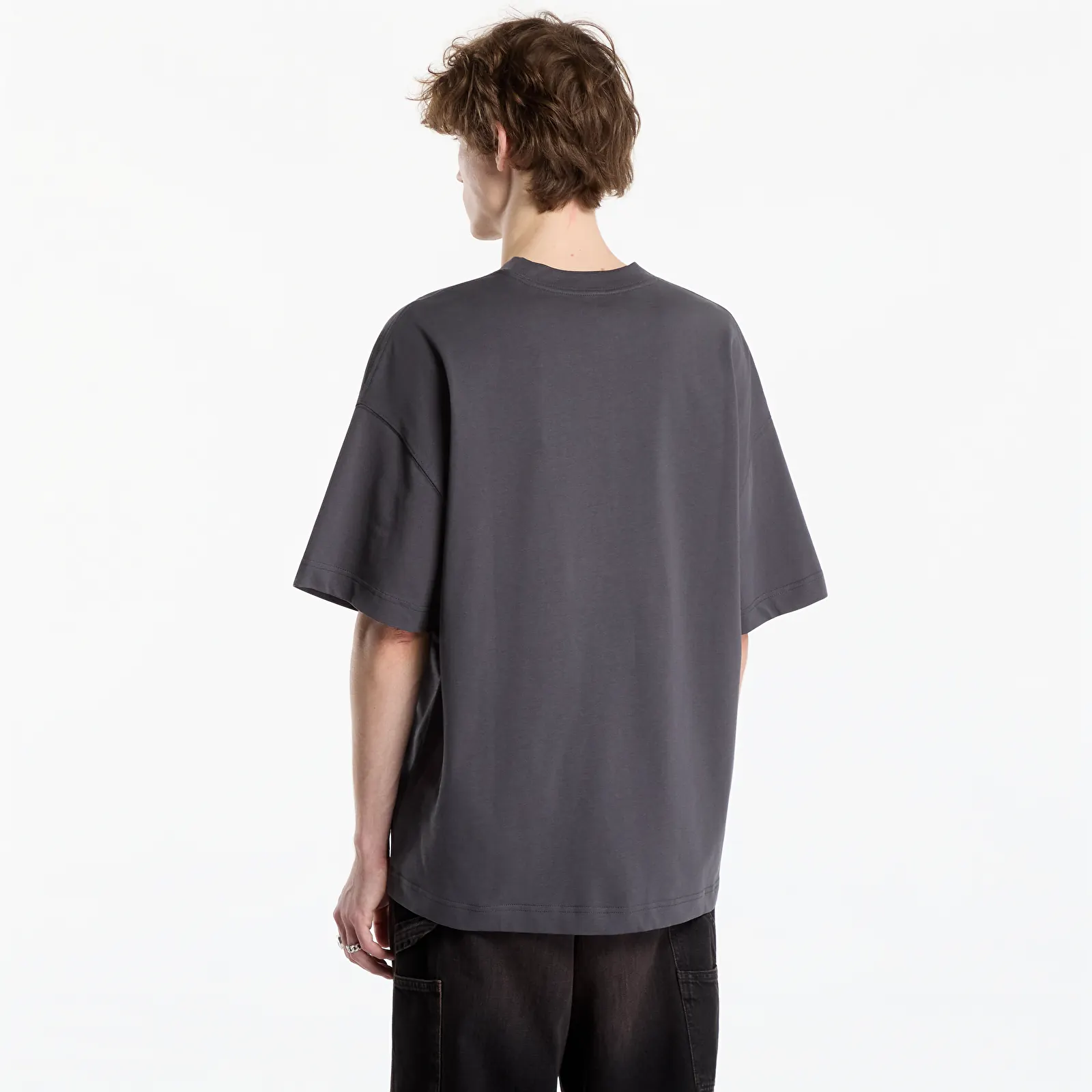 T-shirts  Carhartt WIP S/S Signature Script T-Shirt UNISEX Graphite/ Dark Scarab