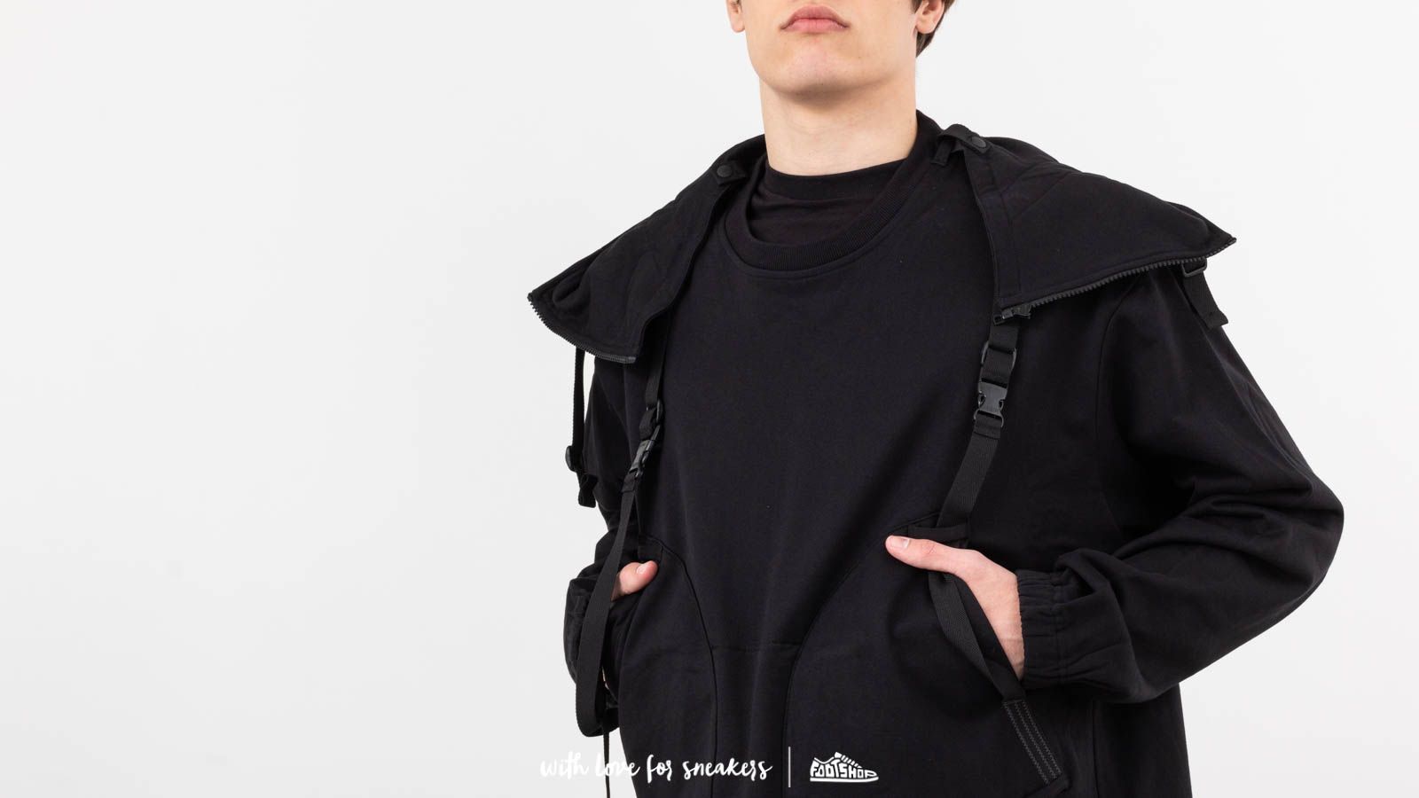 Hoodies and sweatshirts Y-3 Parachute Hoodie Black | Footshop