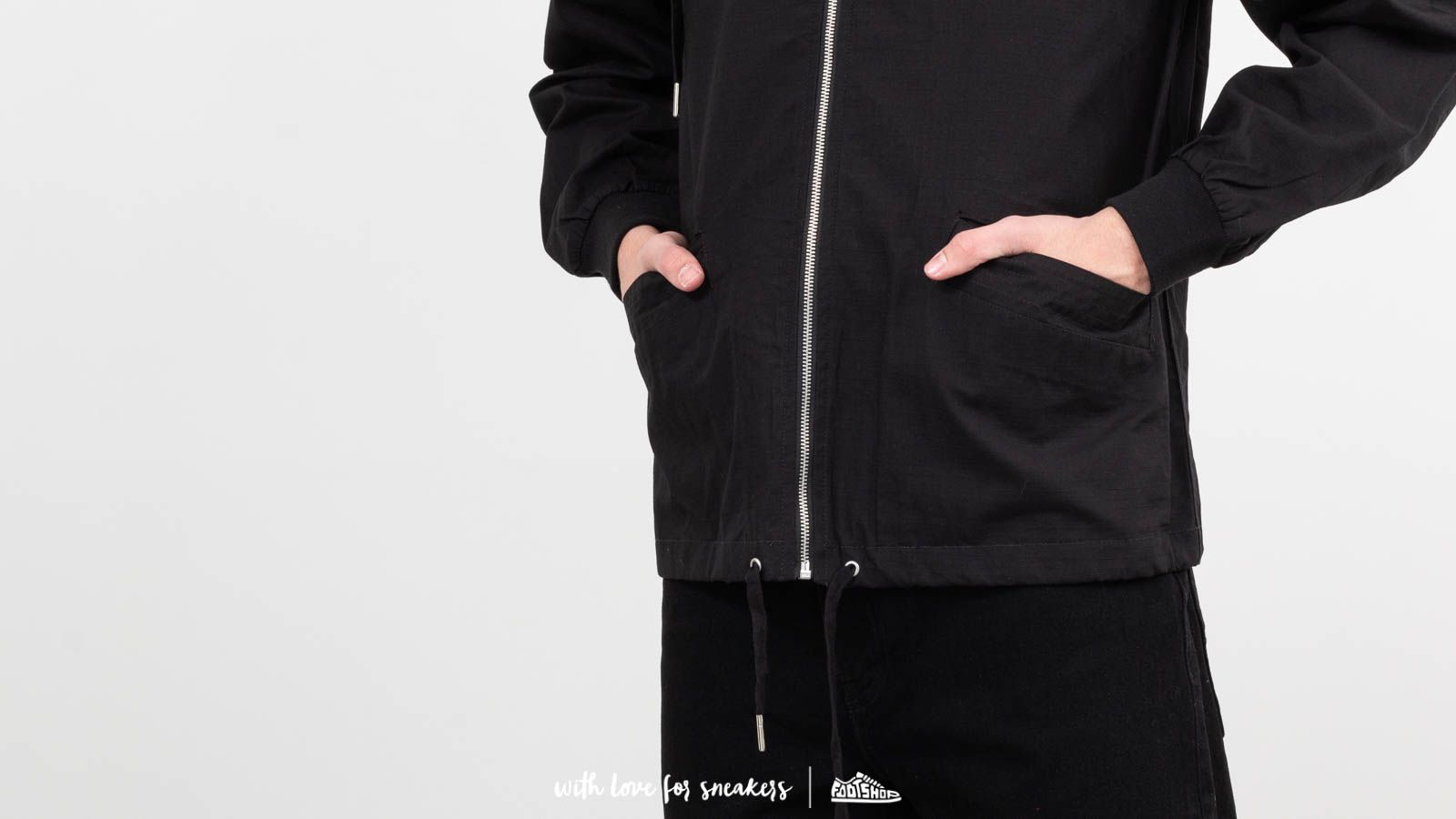Jackets RIPNDIP Inferno Fisherman Jacket Black Footshop