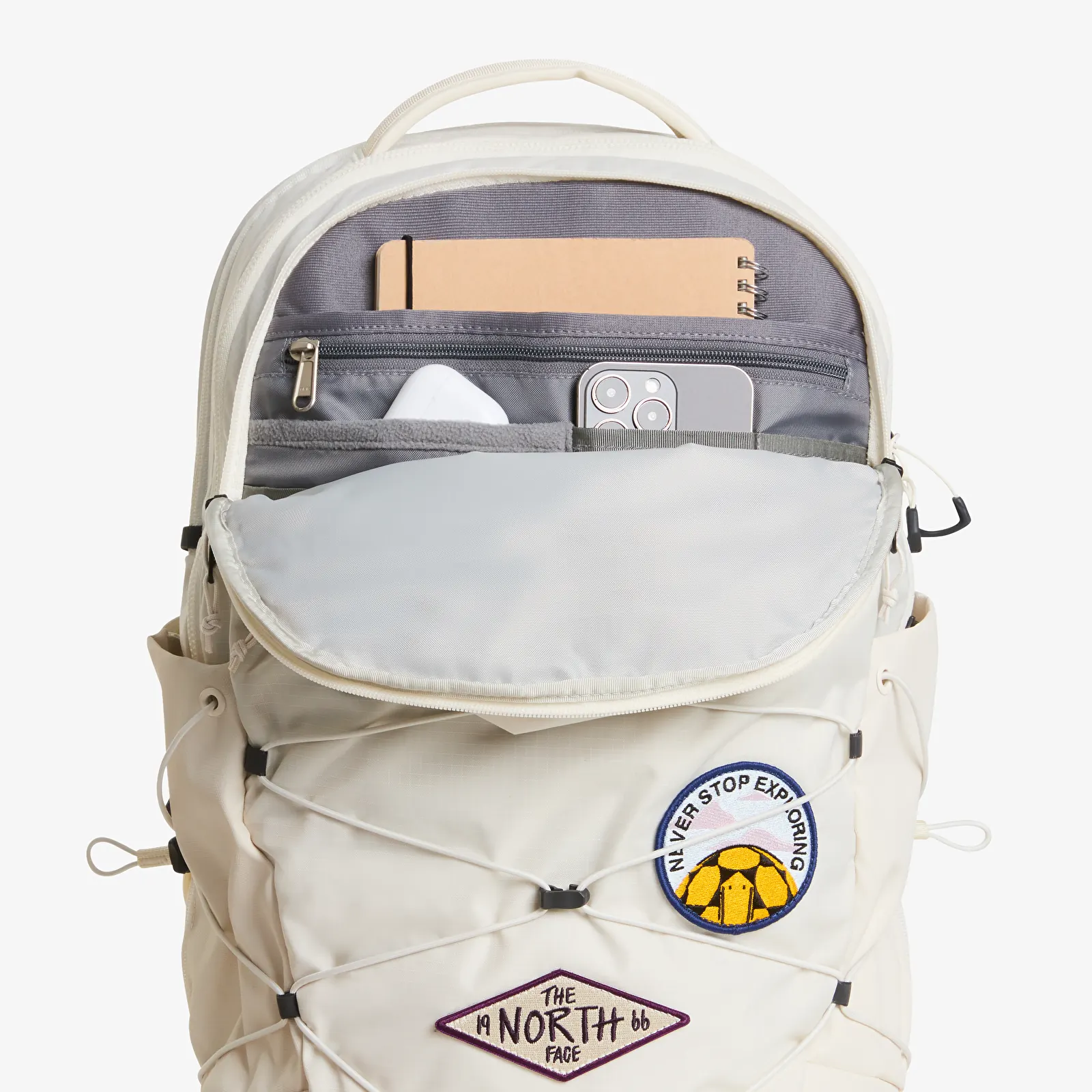 Backpacks The North Face Borealis Patch Backpack White Dune