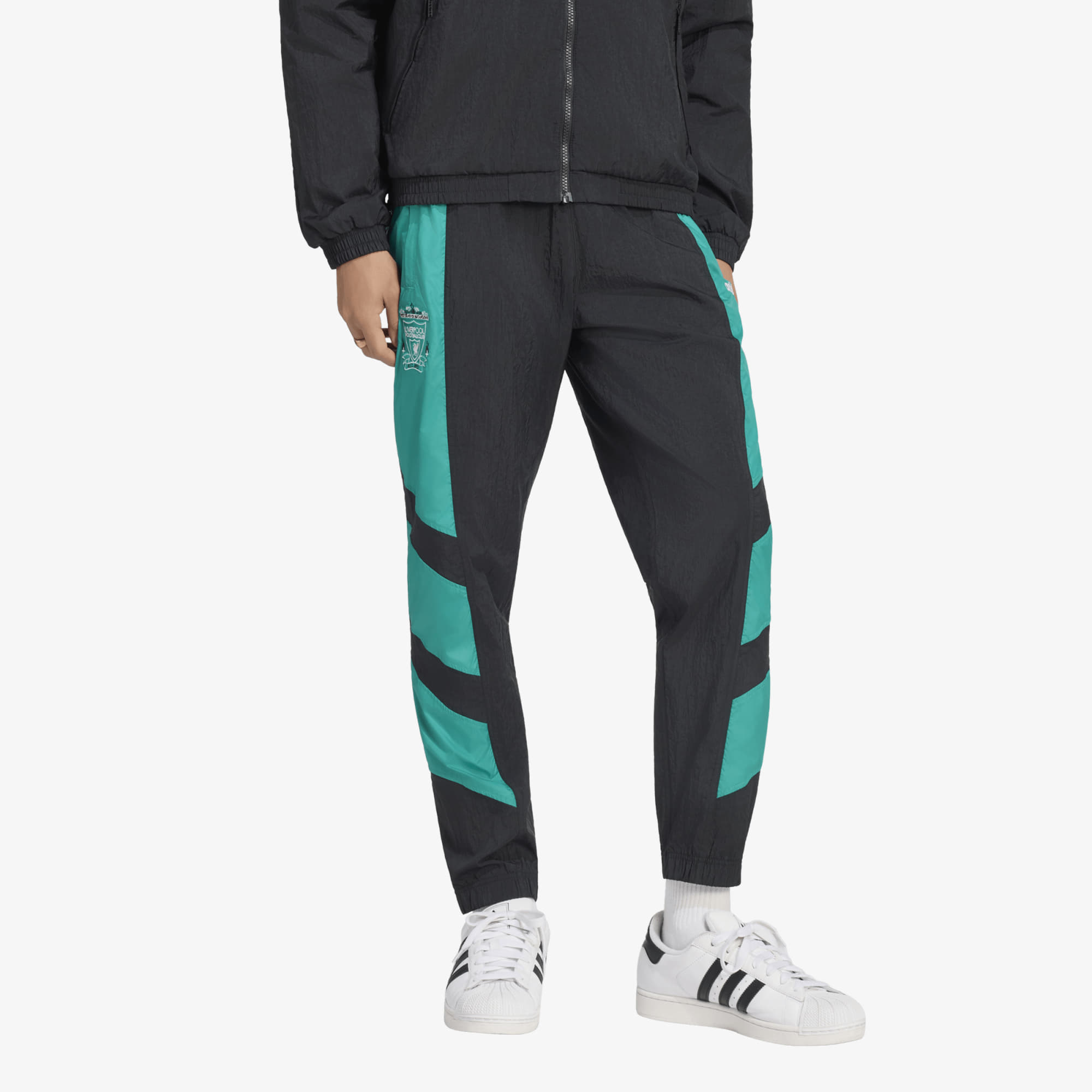 Pantaloni adidas Liverpool FC EQT Track Pants Black/ Equipment Green XXL