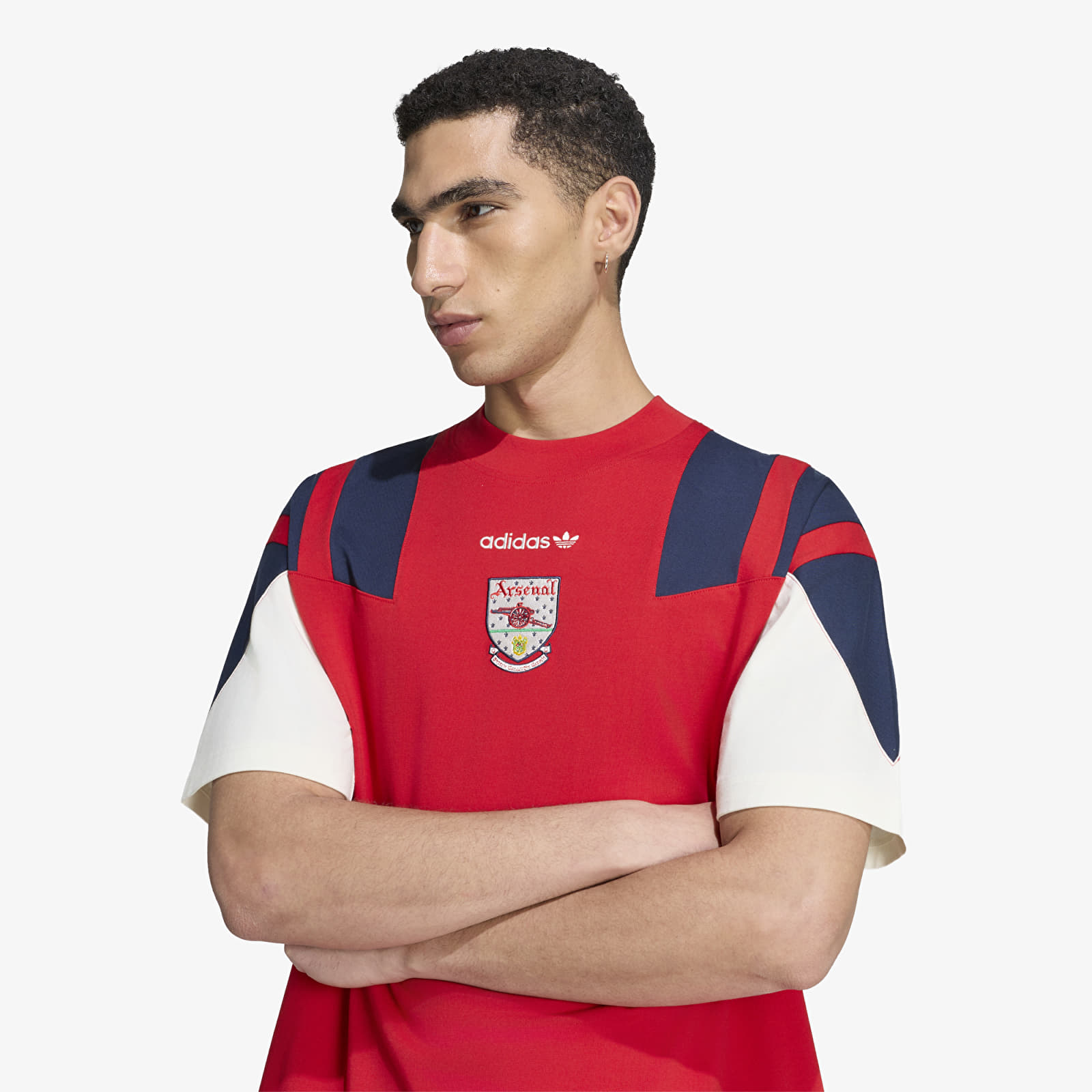T-shirts adidas Arsenal FC EQT T-Shirt Better Scarlet/ Off White