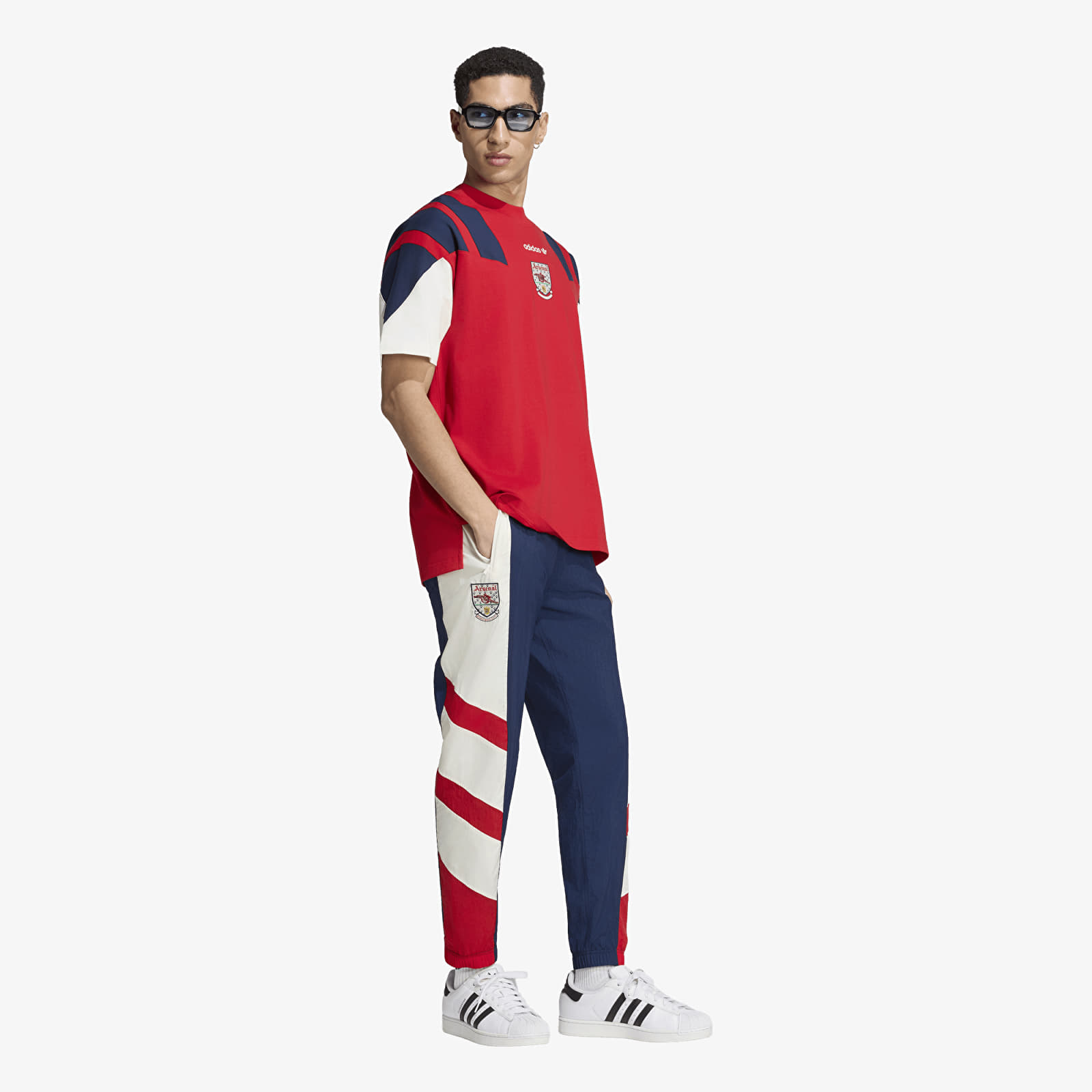 T-shirts adidas Arsenal FC EQT T-Shirt Better Scarlet/ Off White
