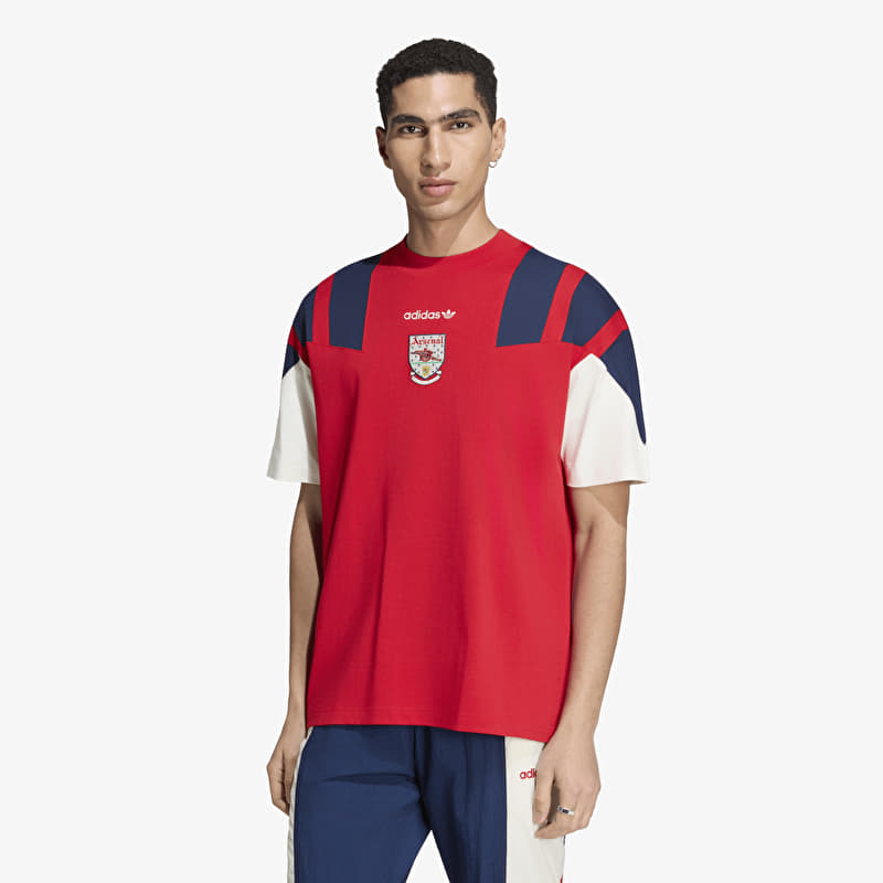 adidas Arsenal FC EQT T-Shirt Better Scarlet/ Off White