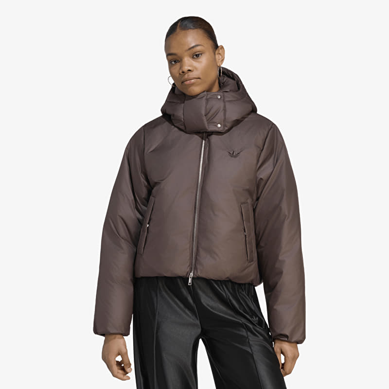 Veste adidas Ess Down Hooded Puffer Jacket Aurora Coffee