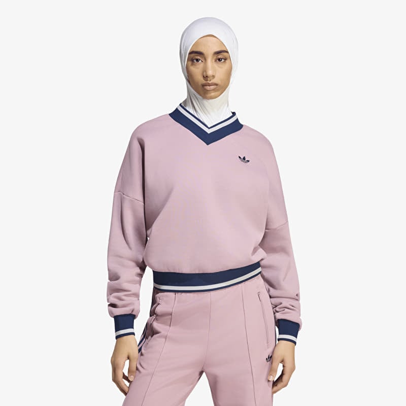 Φούτερ adidas Engineered Rib Crew Magic Mauve/ Night Indigo/ Grey Two