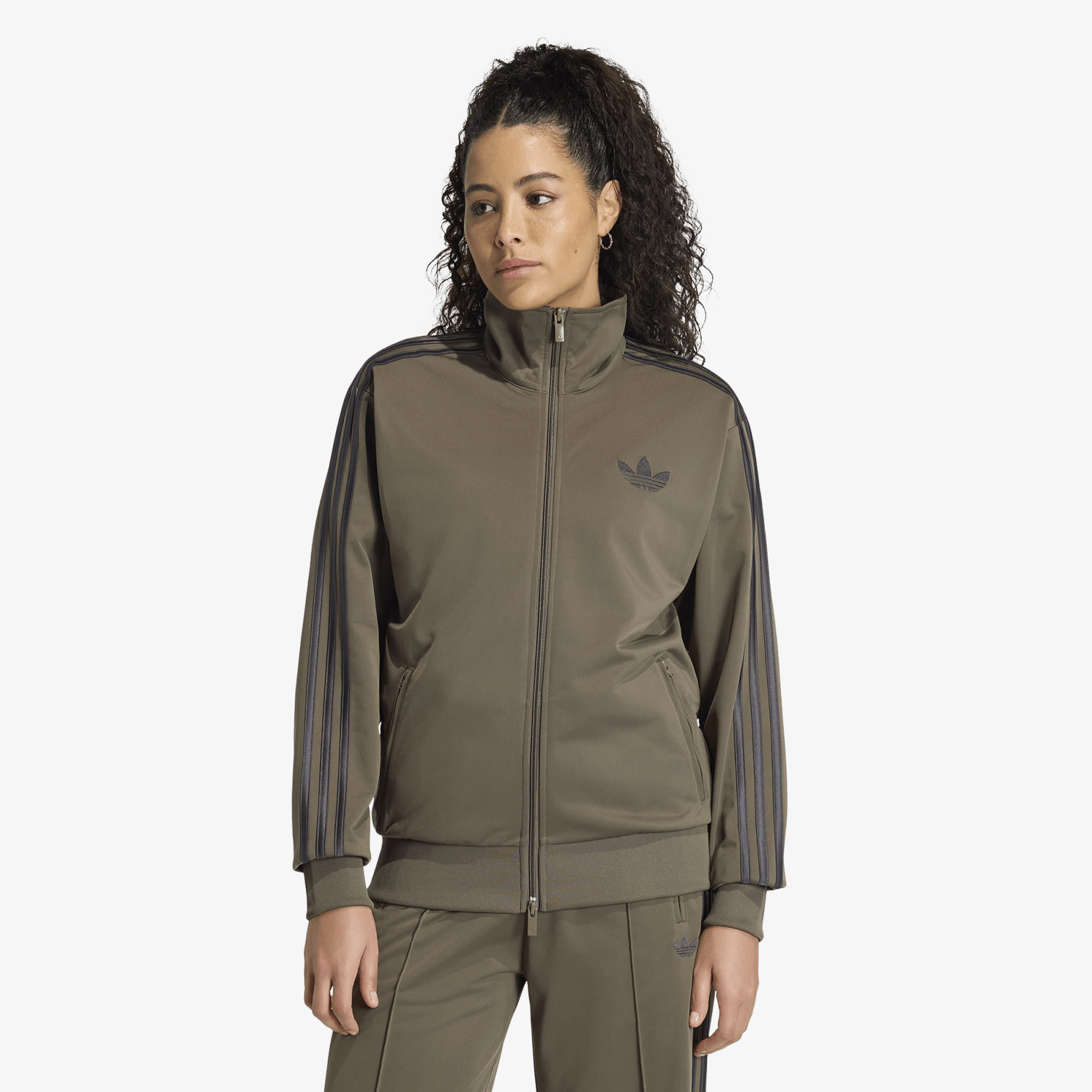 Суитшърт adidas Firebird Track Top Loose Branch/ Utility Black M
