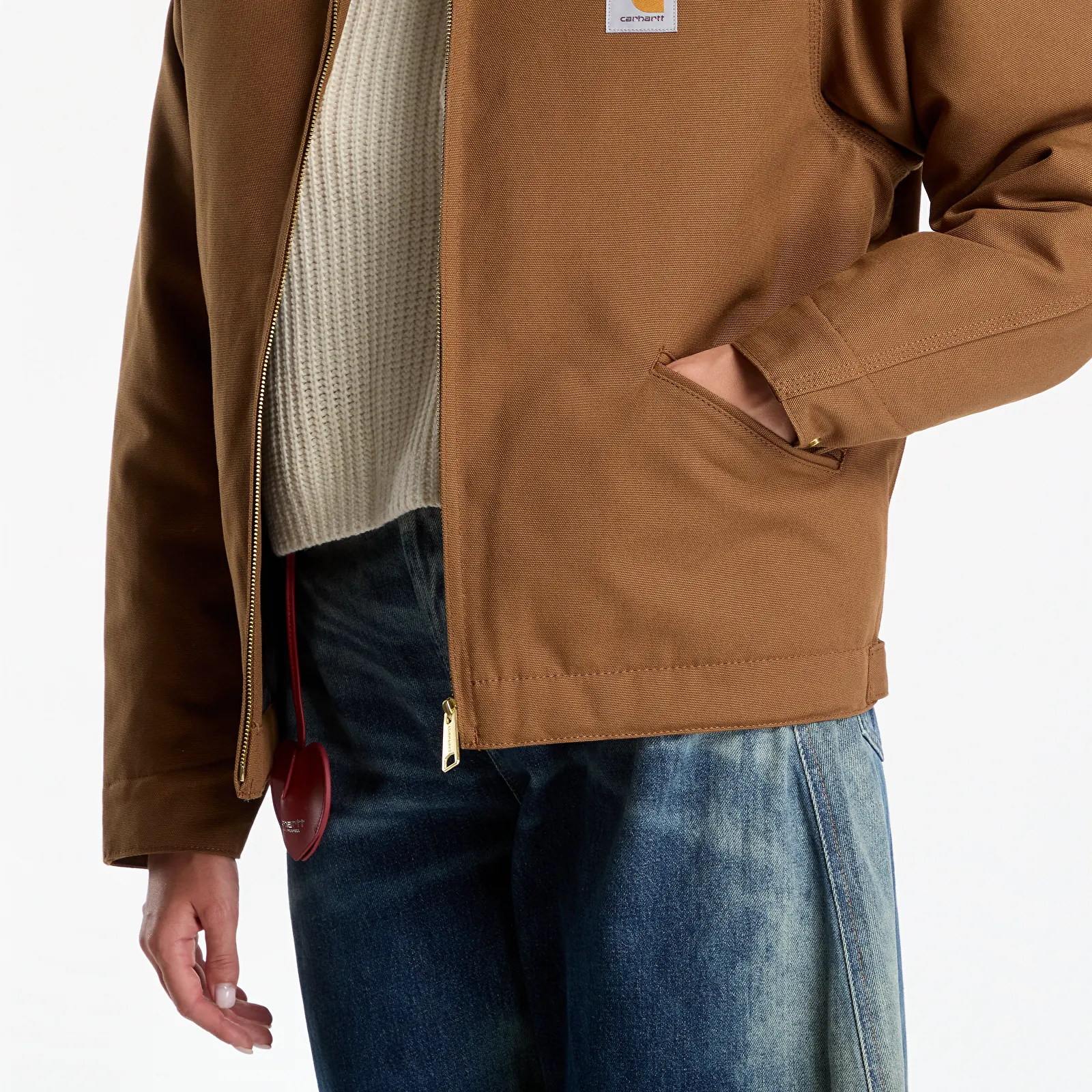 Ανδρικά σακάκια Carhartt WIP OG Detroit Jacket Wip H Brown/ Tobacco UNISEX