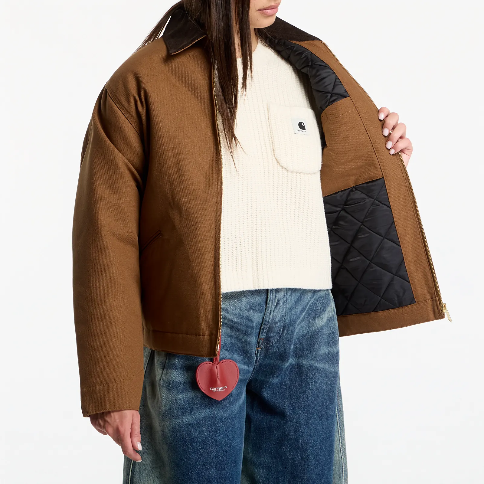 Ανδρικά σακάκια Carhartt WIP OG Detroit Jacket Wip H Brown/ Tobacco UNISEX