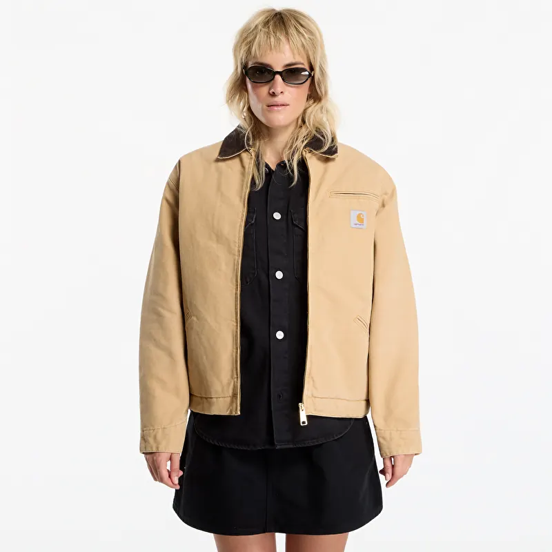 Carhartt WIP OG Detroit Jacket UNISEX WIP Dusty H/ Tobacco Stone Canvas