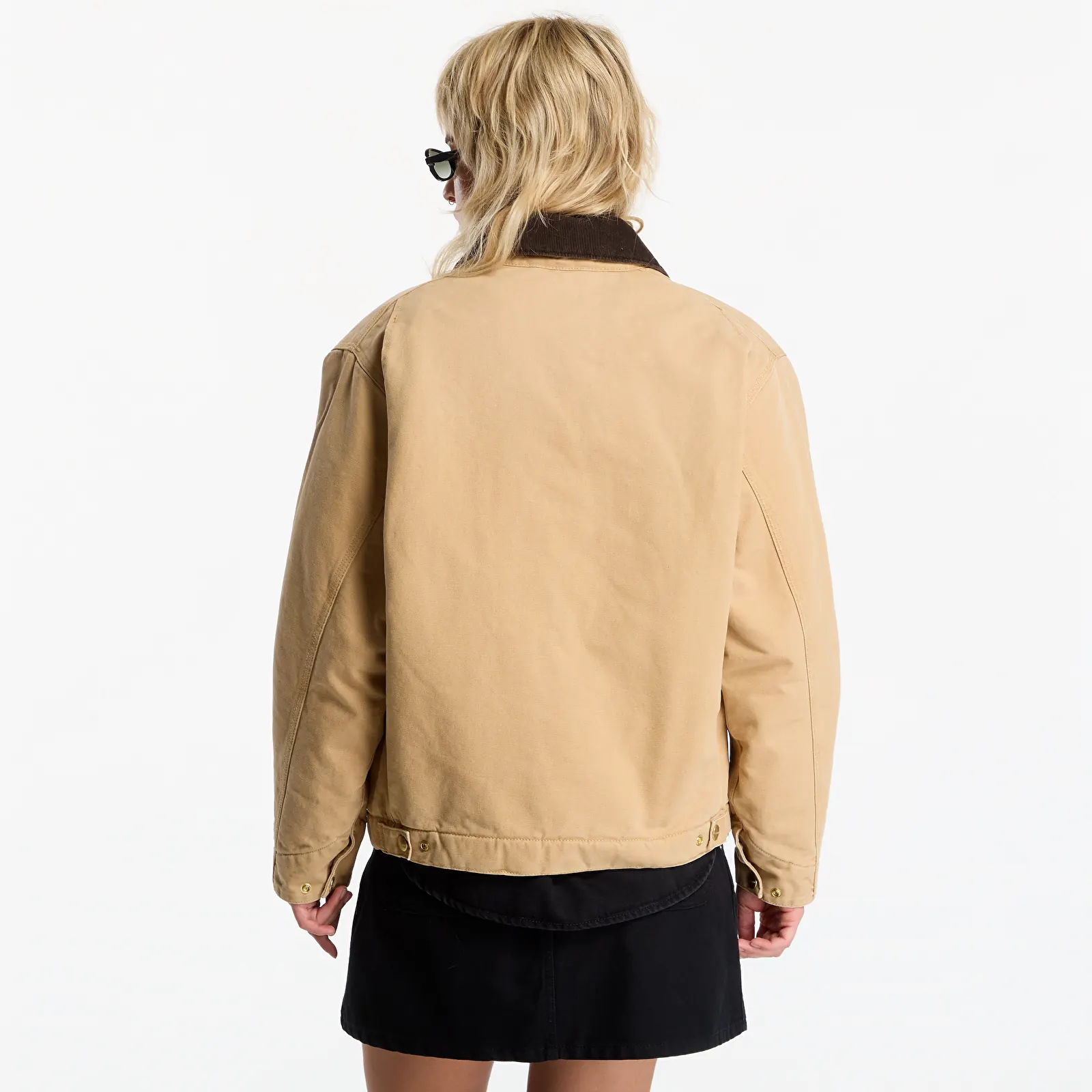 Vestes  Carhartt WIP OG Detroit Jacket UNISEX WIP Dusty H/ Tobacco Stone Canvas