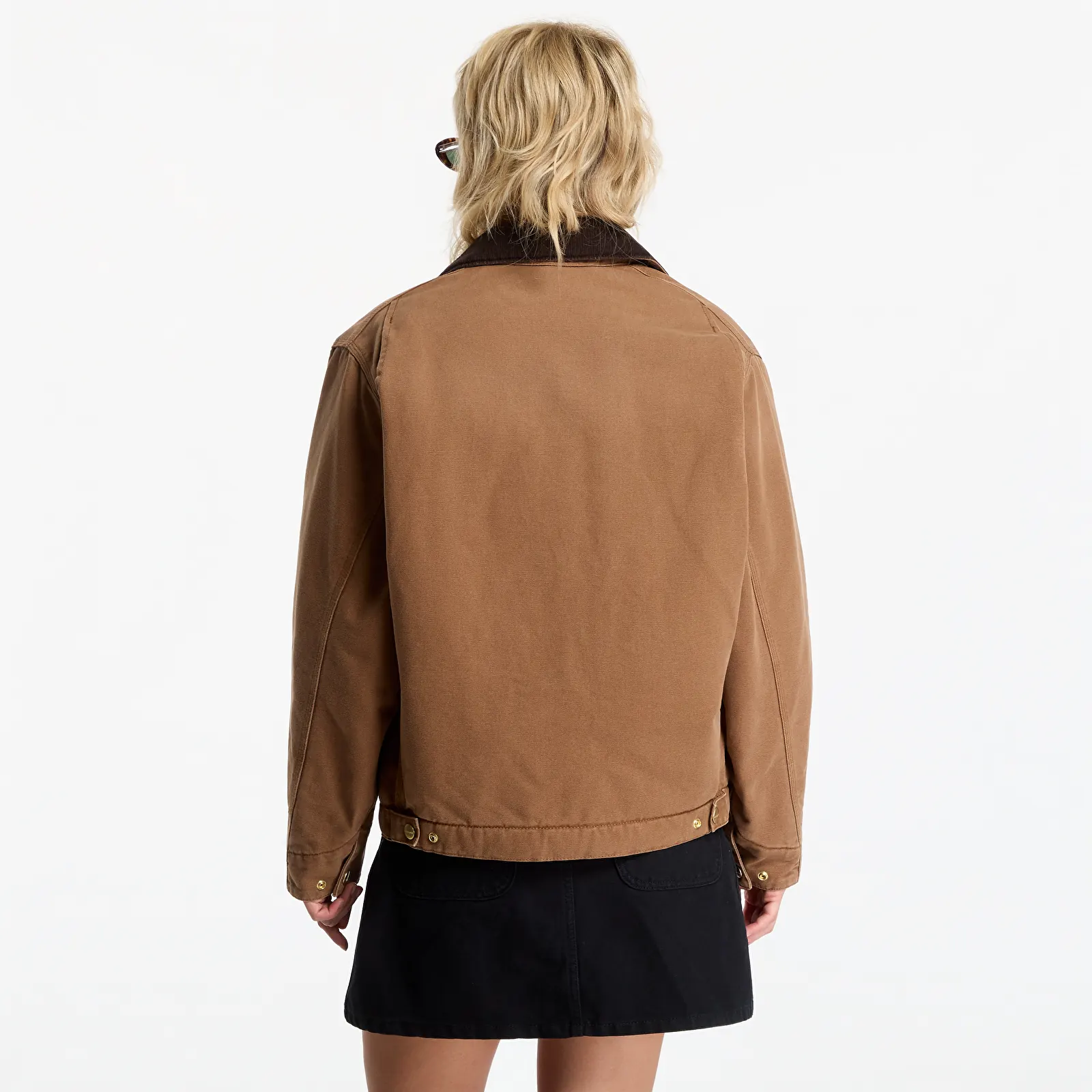 Men's jackets Carhartt WIP OG Detroit Jacket UNISEX WIP H Brown/ Tobacco Stone Canvas