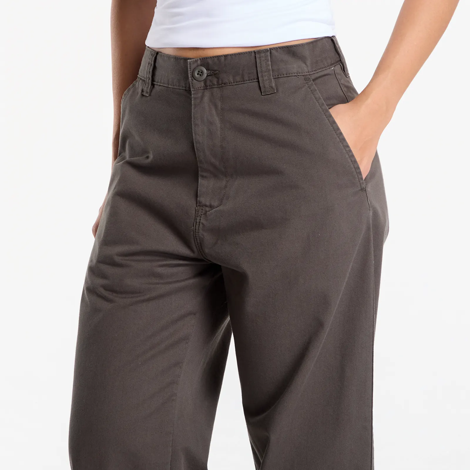 Hlače Carhartt WIP Brady Pant UNISEX Shungite Stone Washed