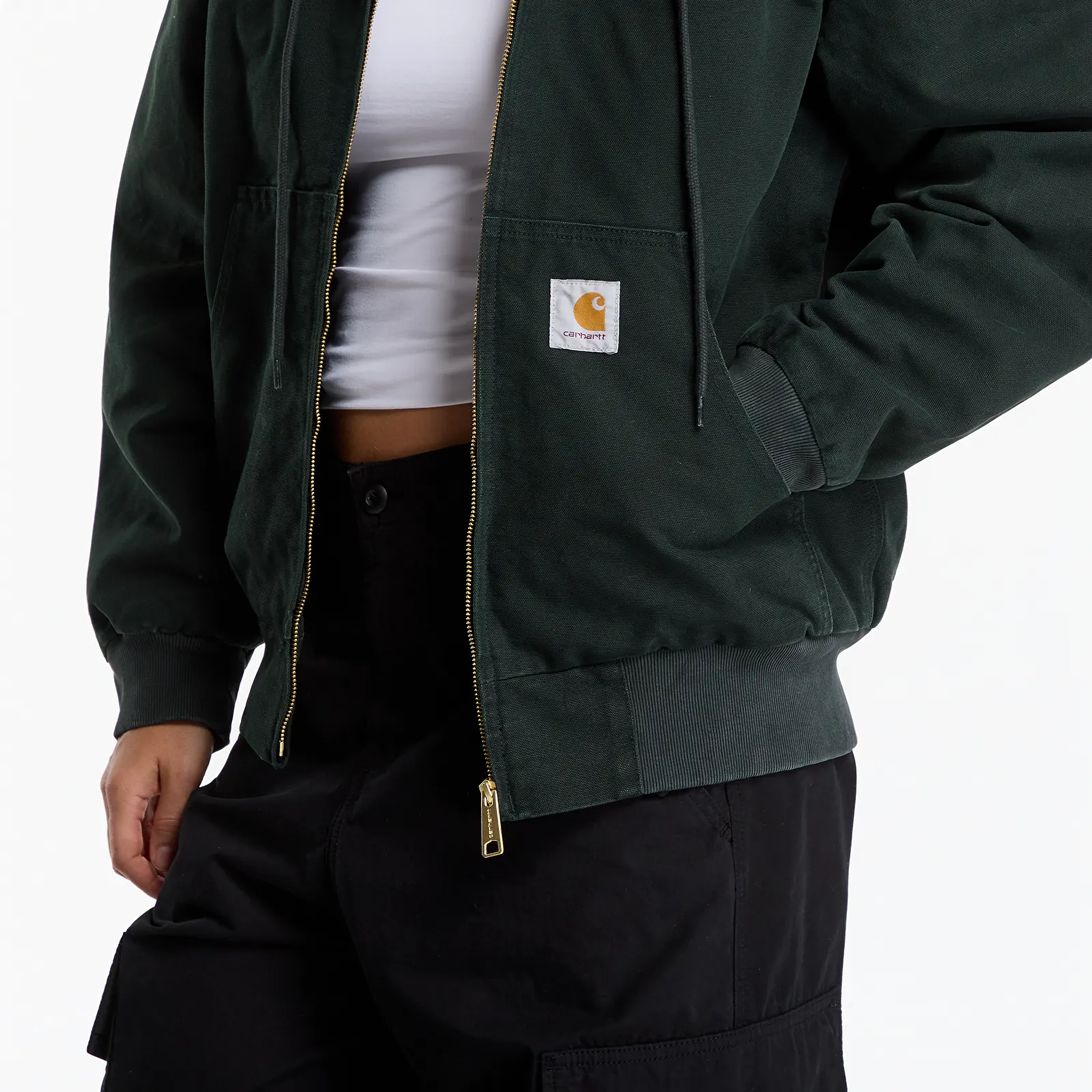 Jakker Carhartt WIP OG Active Jacket UNISEX Raven Stone Canvas