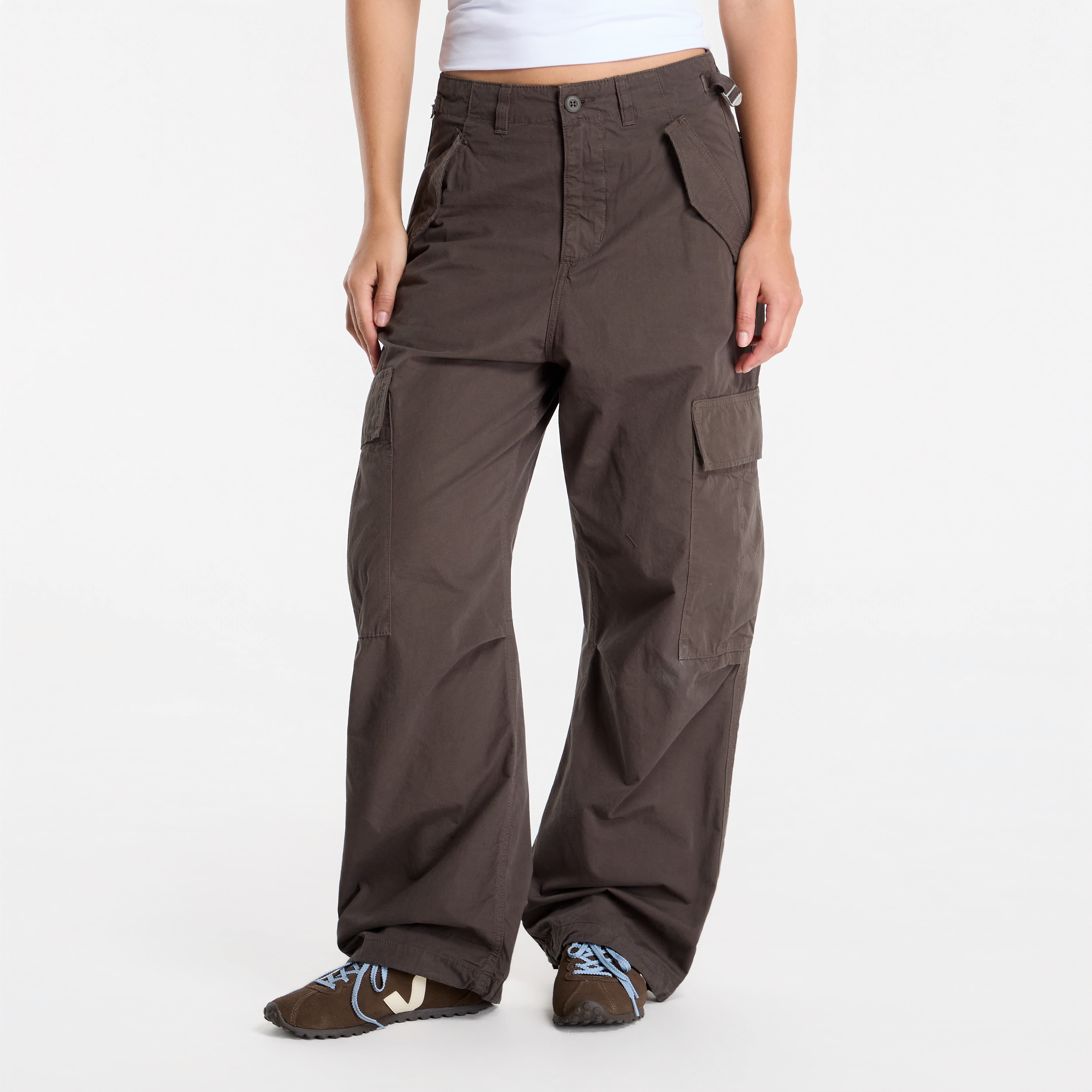 Bukser Carhartt WIP Osborn Cargo Pant UNISEX Shungite Garment Dyed XL