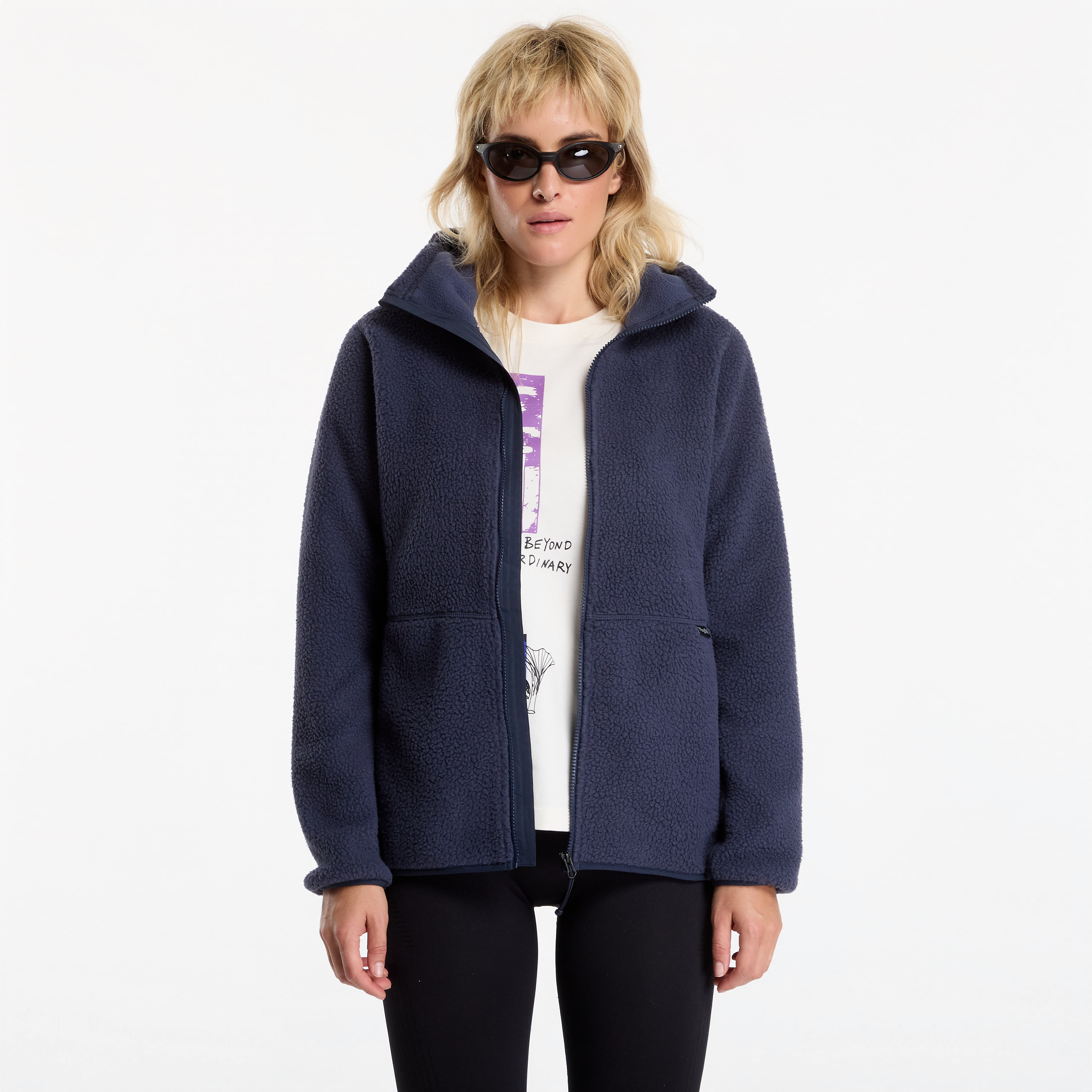 Суитшърт Haglöfs Funäs Pile Hood Tarn Blue M