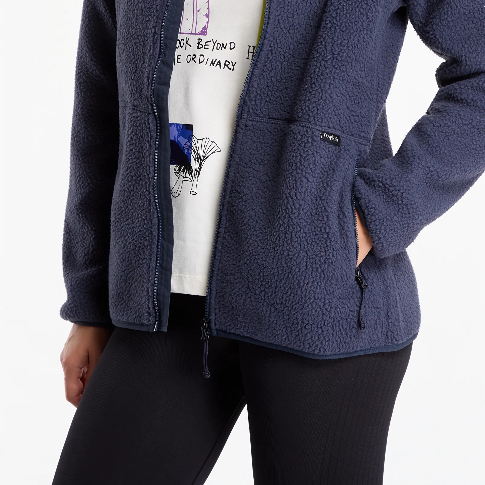 Hoodies and sweatshirts  Haglöfs Funäs Pile Hood Tarn Blue