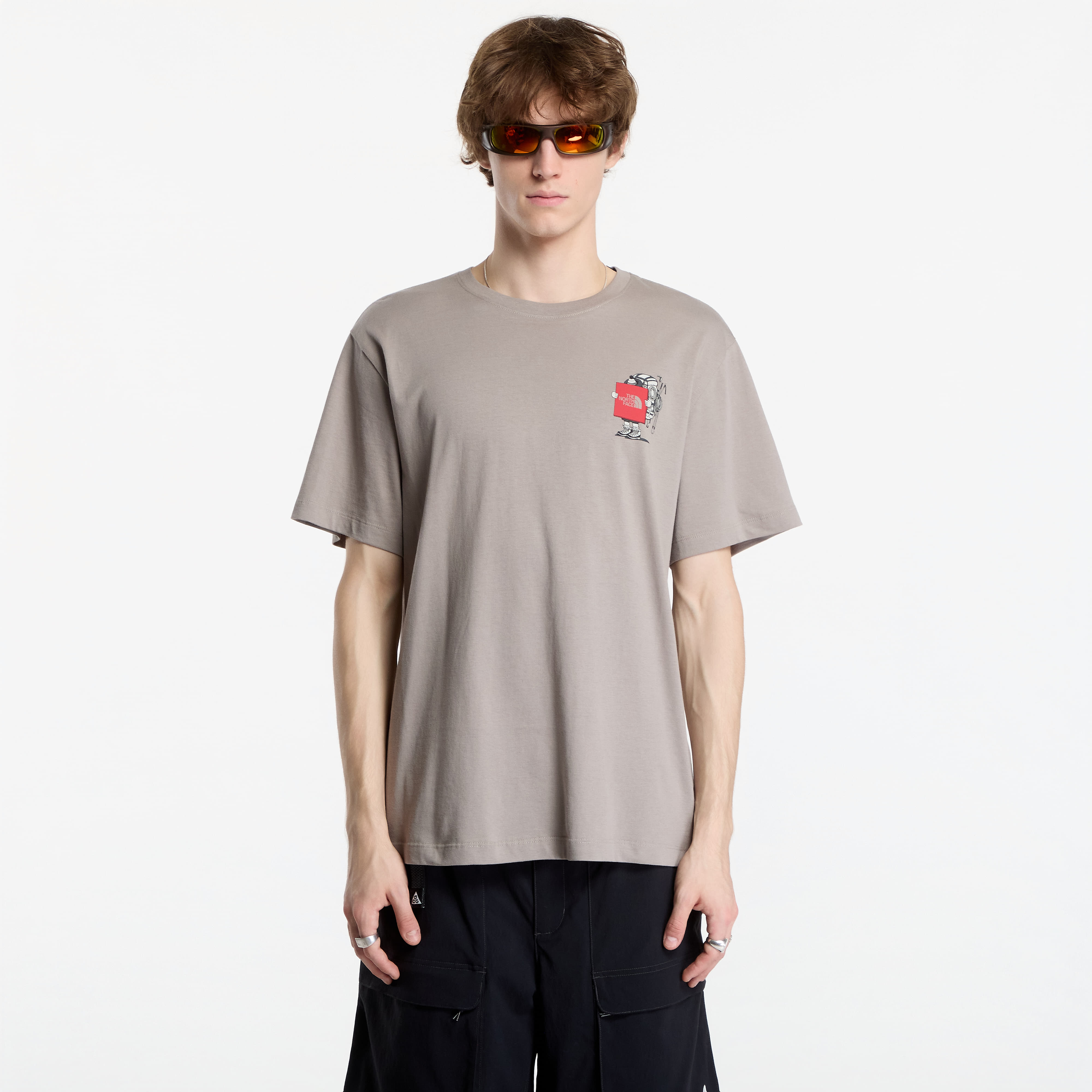 T-shirt The North Face Gear Up Get Out Relaxed SS Tee UNISEX Stone Slab M