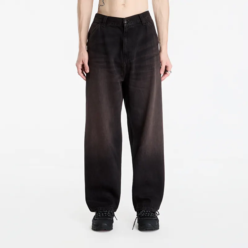 Jeans Carhartt WIP OG Single Knee Pant Black Tobacco Used Wash