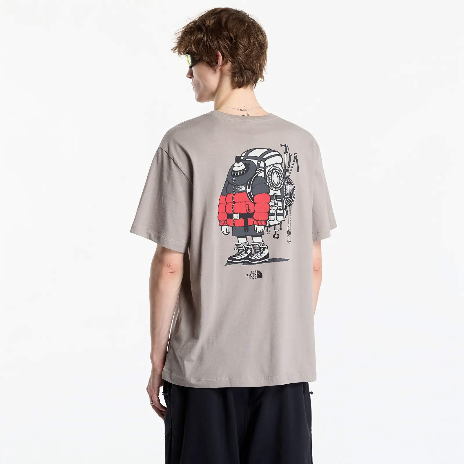 T-shirts The North Face Gear Up Get Out Relaxed SS Tee UNISEX Stone Slab