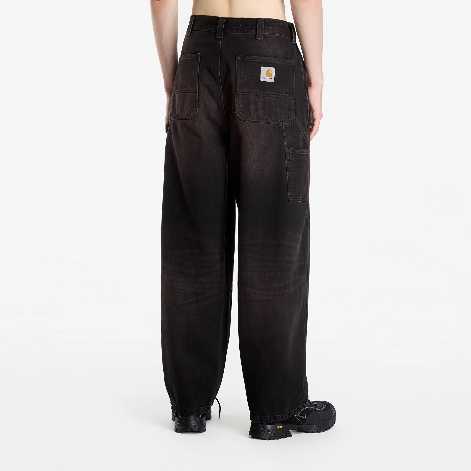 Jeans Carhartt WIP OG Single Knee Pant Black Tobacco Used Wash
