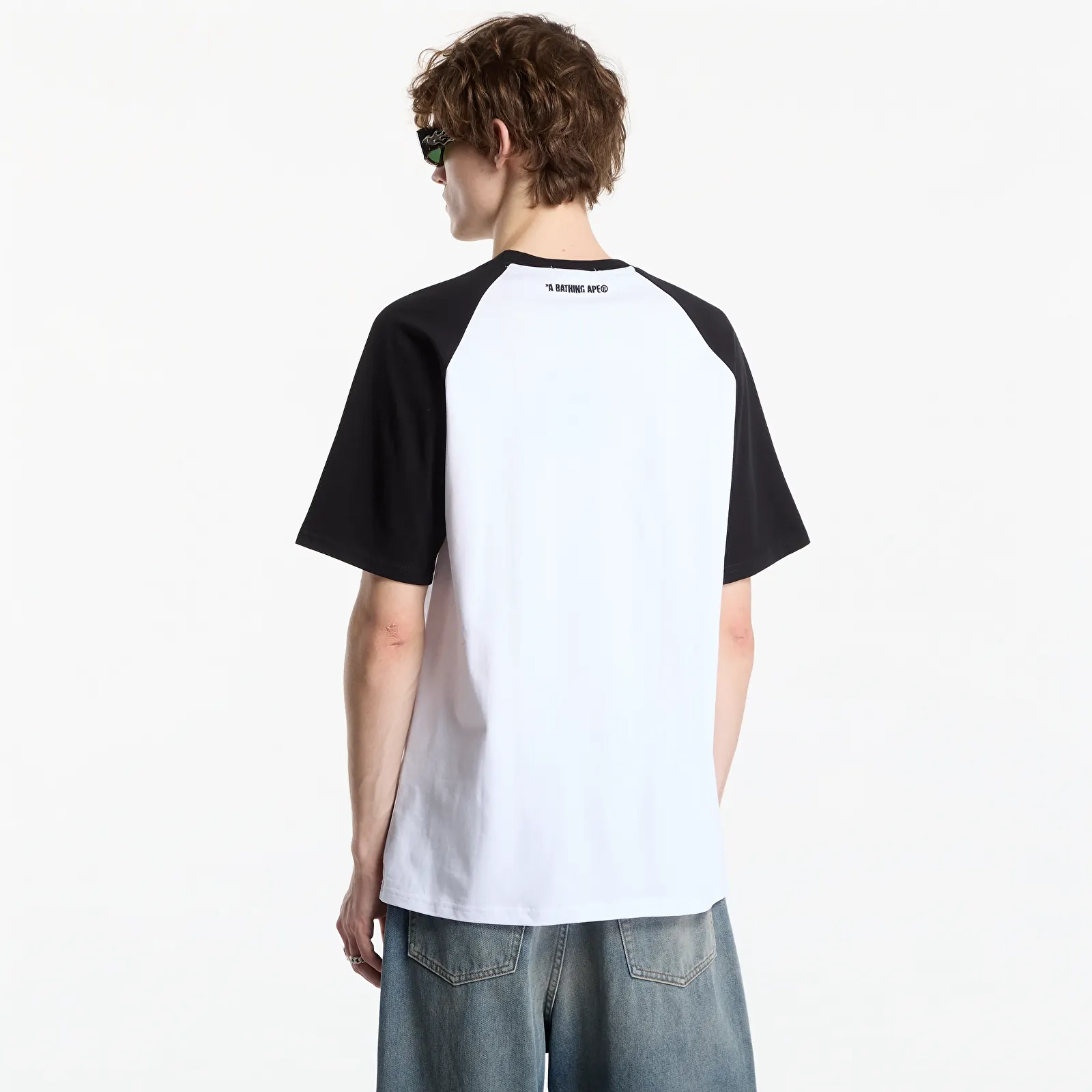 T-shirts A Bathing Ape College Raglan Relaxed Fit Tee UNISEX Black