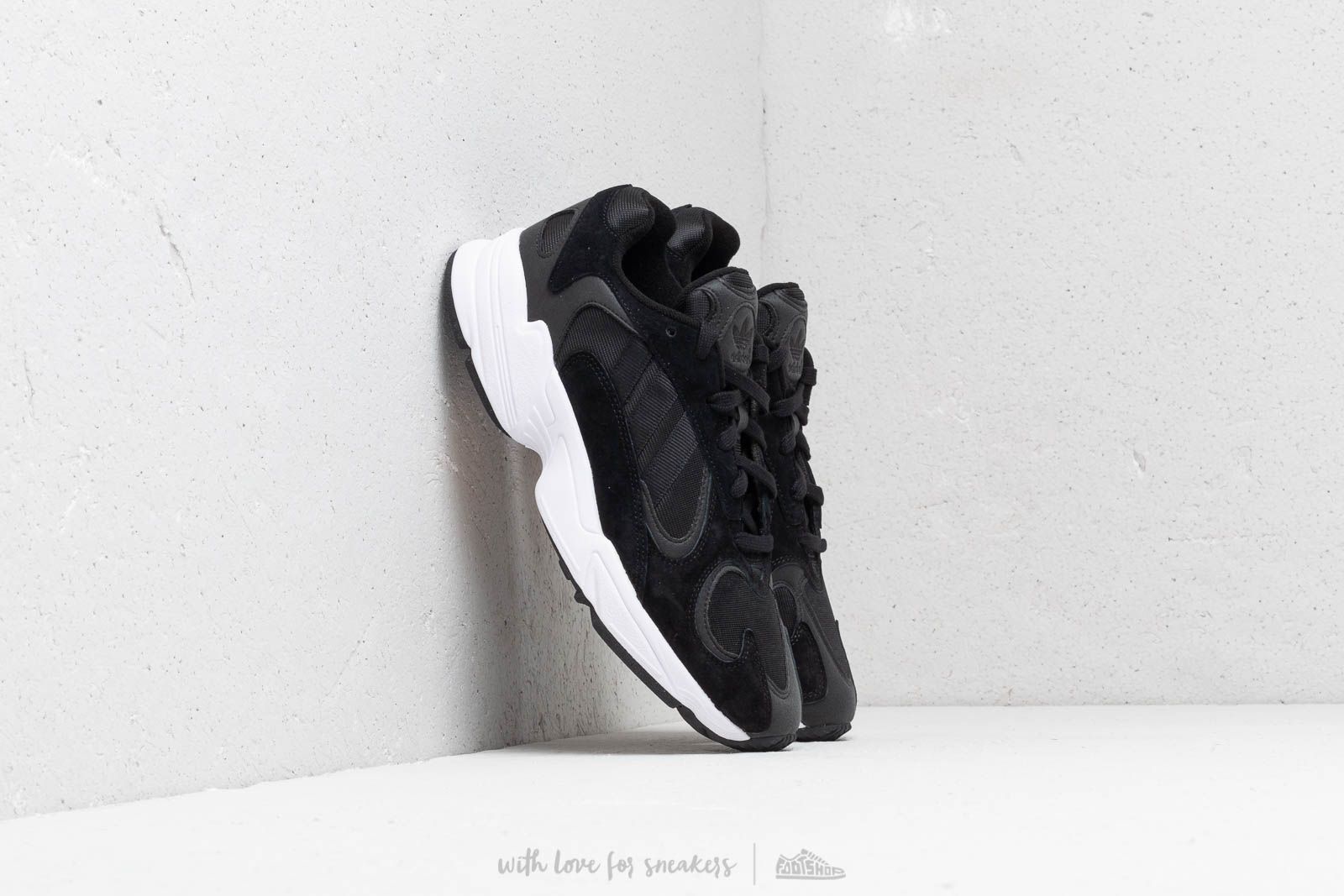 Men's shoes adidas Yung-1 Core Black/ Core Black/ Ftw White