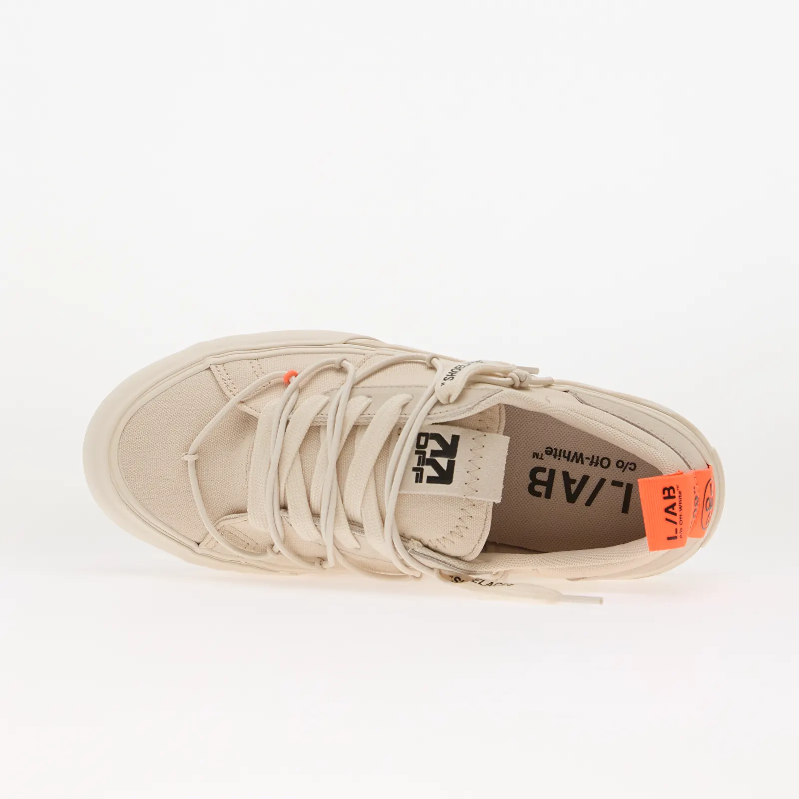 Women's sneakers L/AB c/o Off-White™ Tape-06328 Vulc Bungee Beige/ Off White