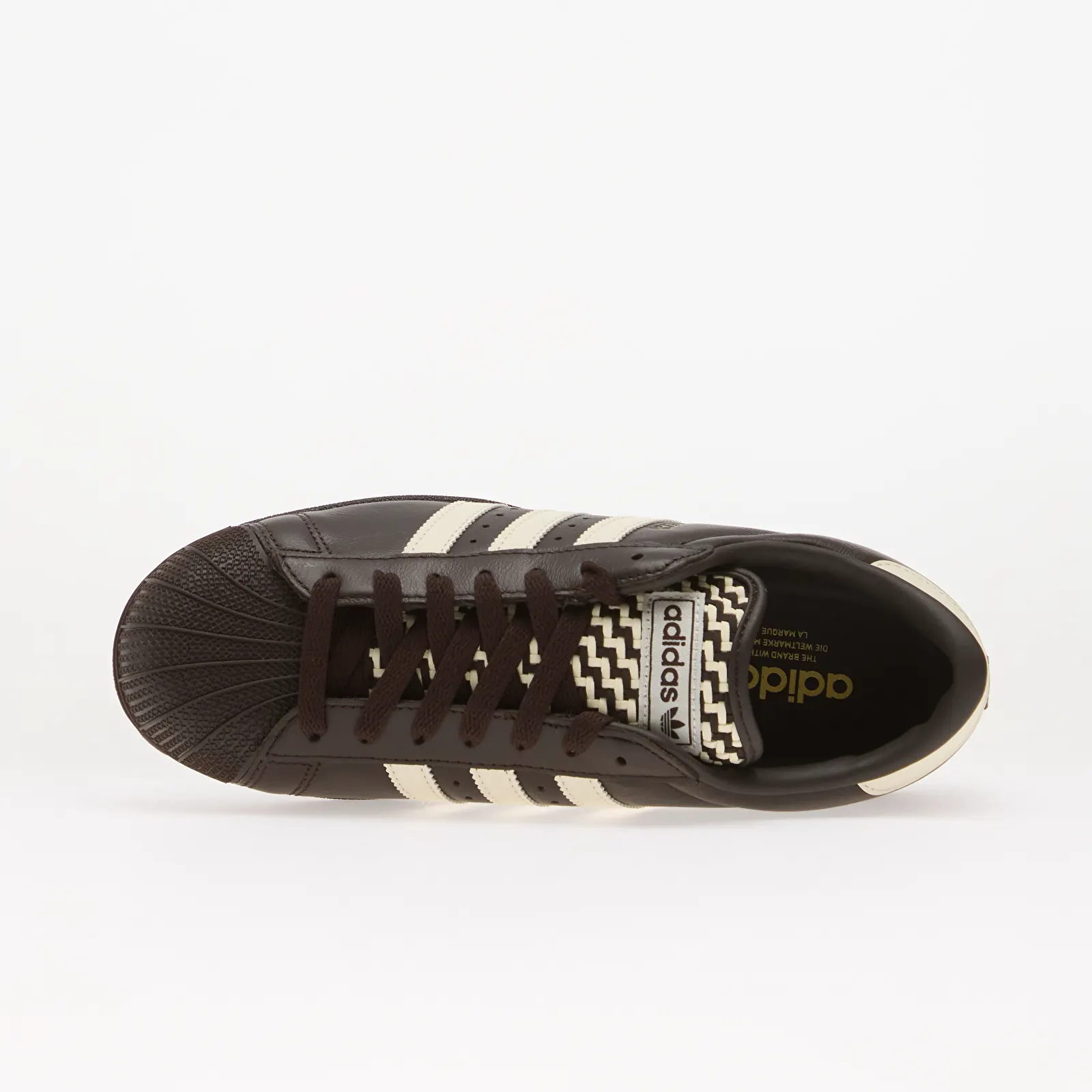 Chaussures et baskets femme adidas Superstar Lo Pro Aurora Coffee/ Cream White/ Gold Metallic