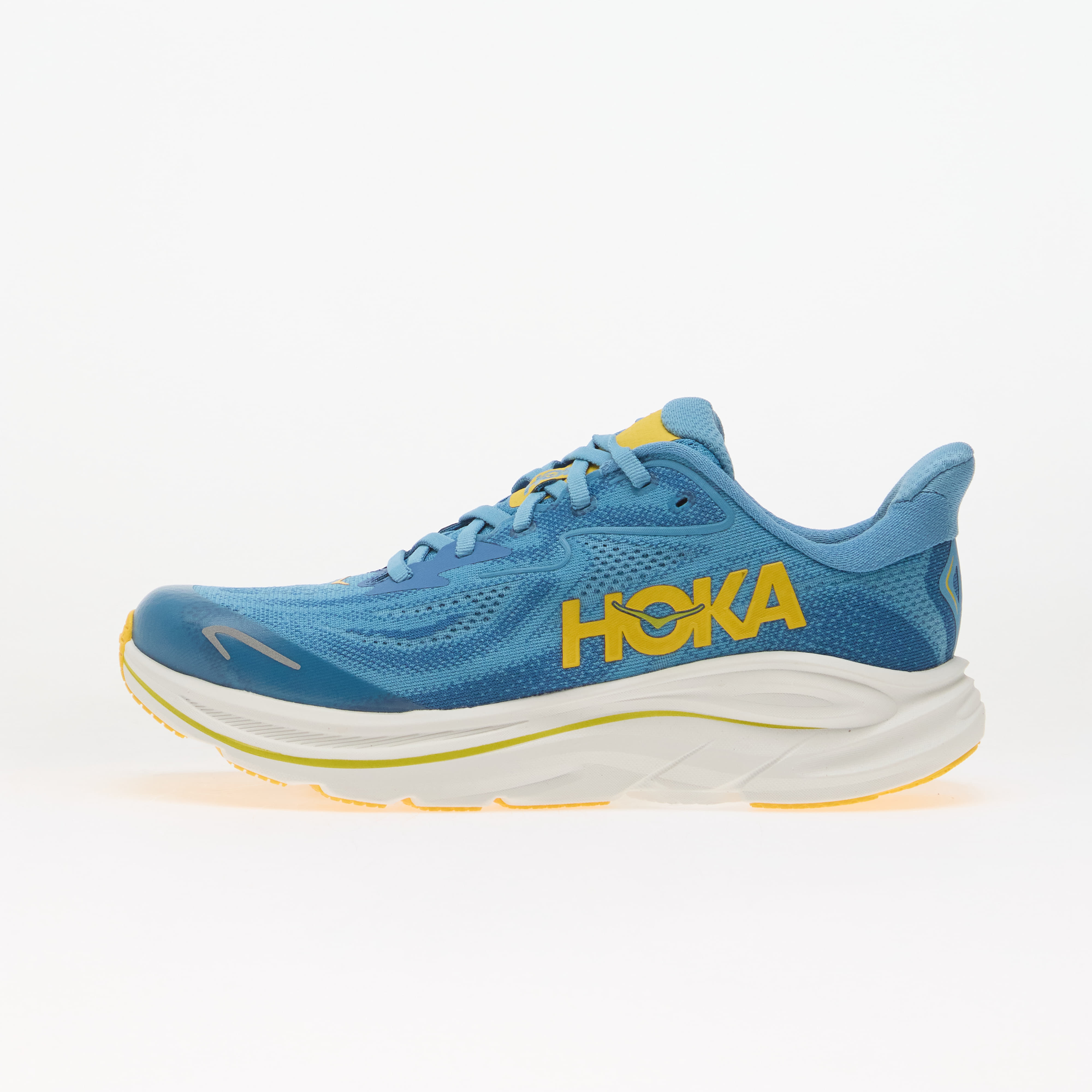 Hoka® Y Clifton 10 Big Kids Alpine Blue/ Foggy Night 5.5