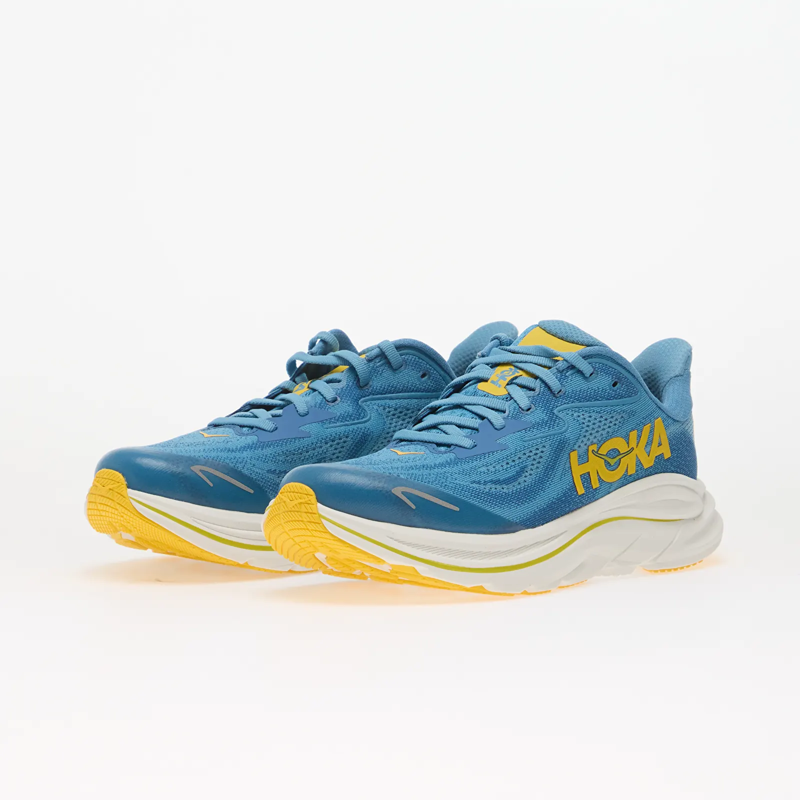 Kids' sneakers and shoes Hoka® Y Clifton 10 Big Kids Alpine Blue/ Foggy Night