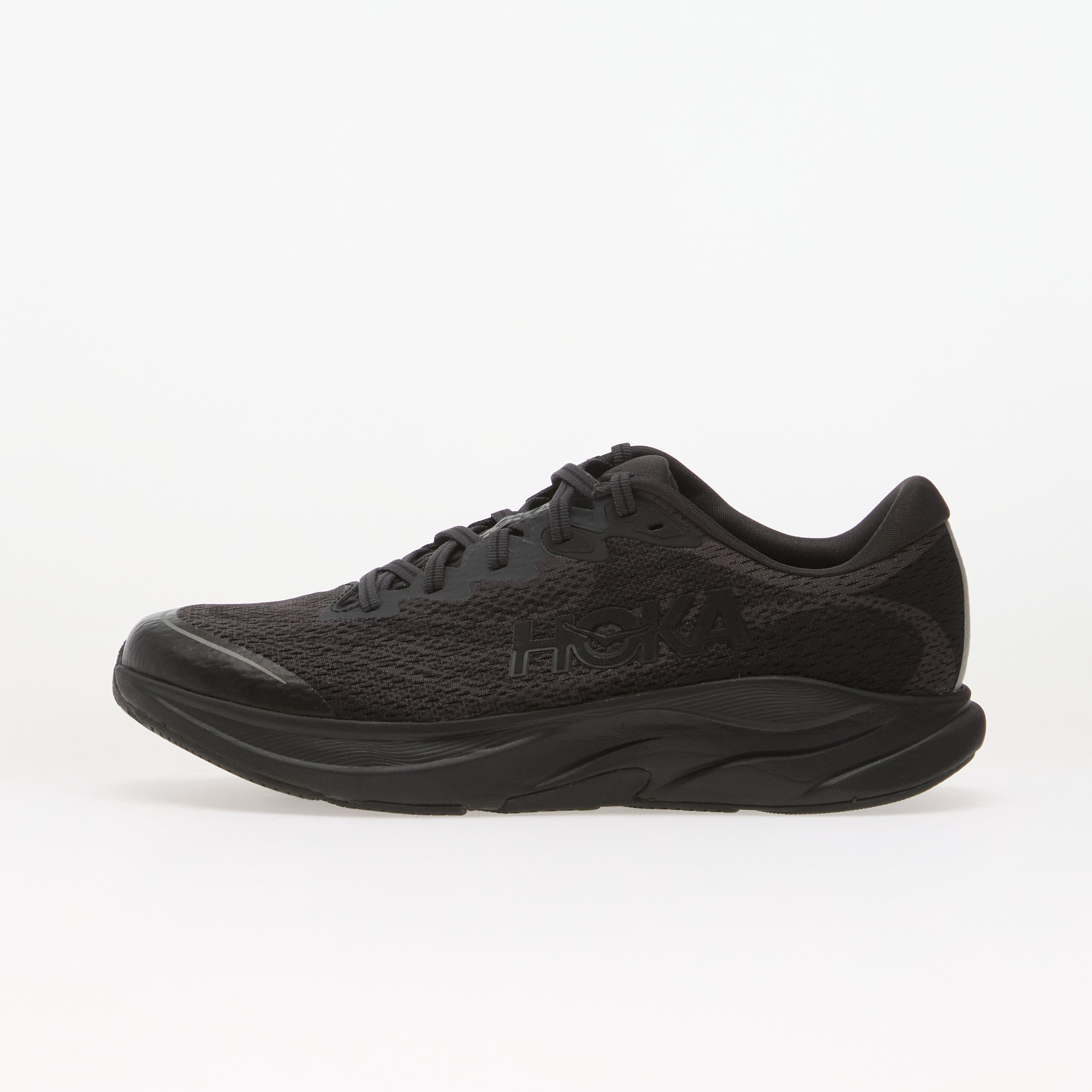 Hoka® Y Rincon 4 Big Kids Black/ Black 7