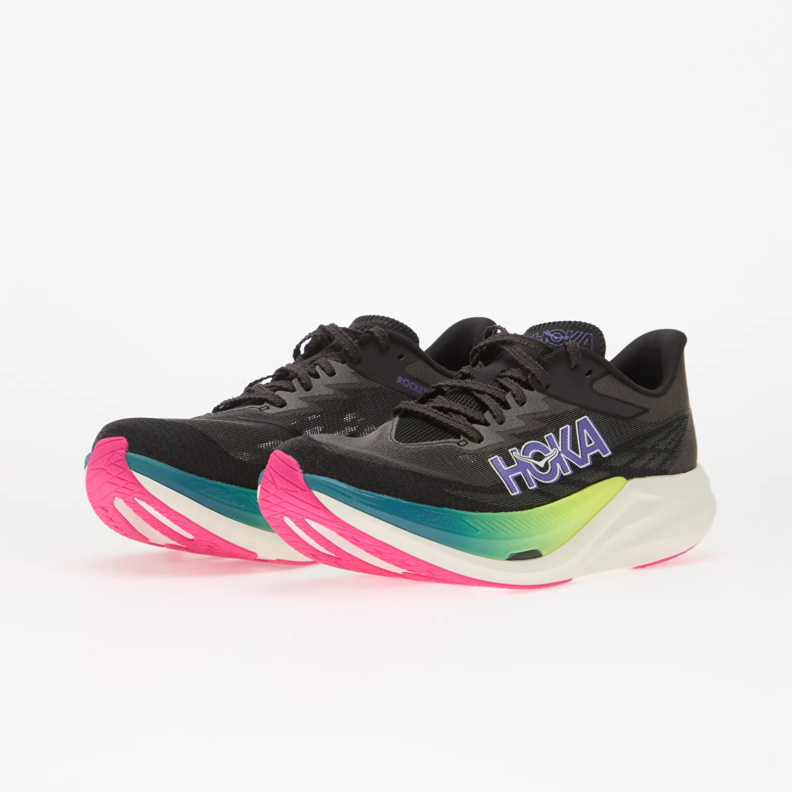Мъжки маратонки Hoka® U Rocket X 3 Black/ Neon Nebula