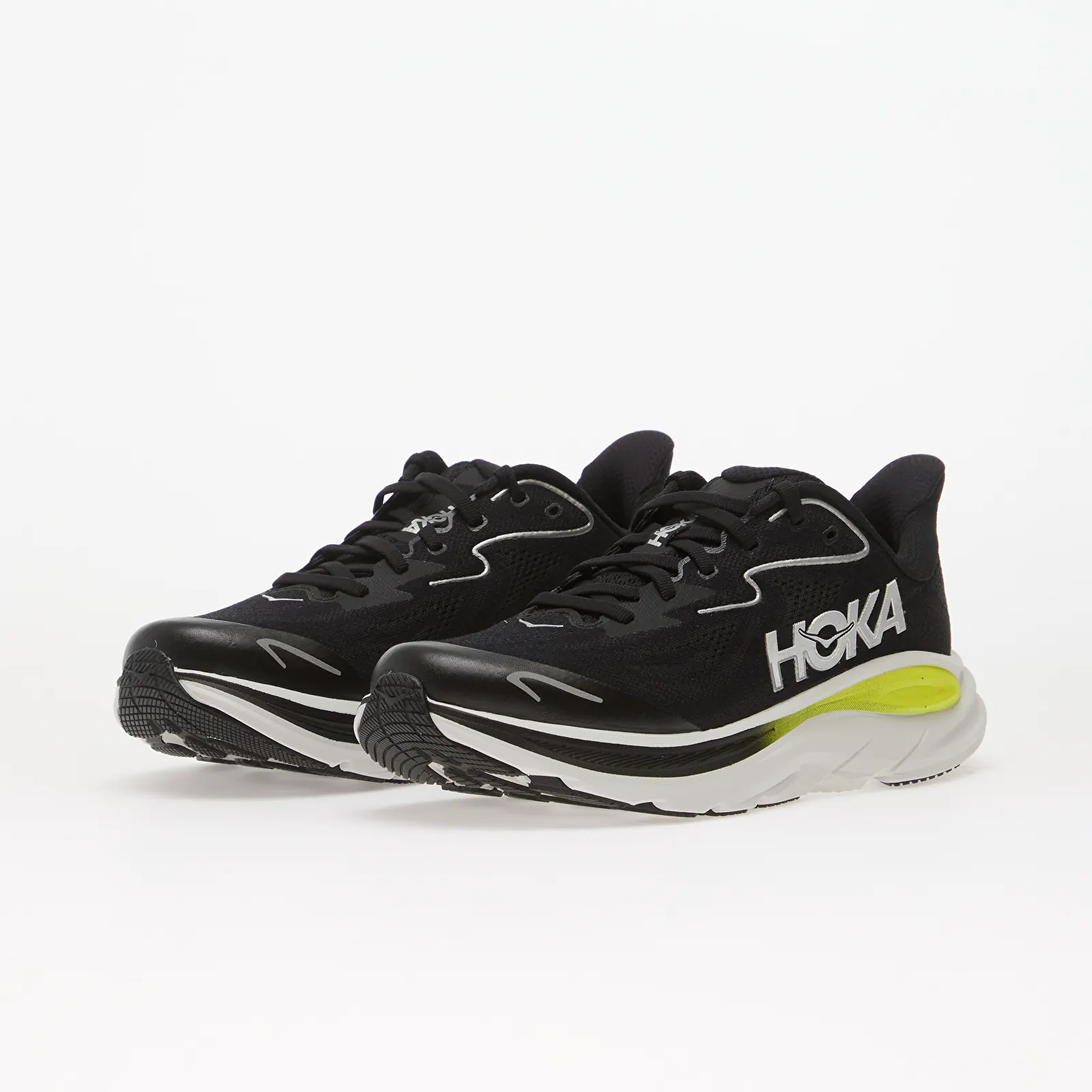 Vaikų sportbačiai ir batai Hoka® Y Clifton 10 Big Kids Black/ Cosmic Grey