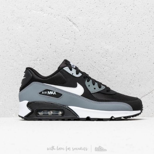 Men s shoes Nike Air Max 90 Essential Black White Cool Grey