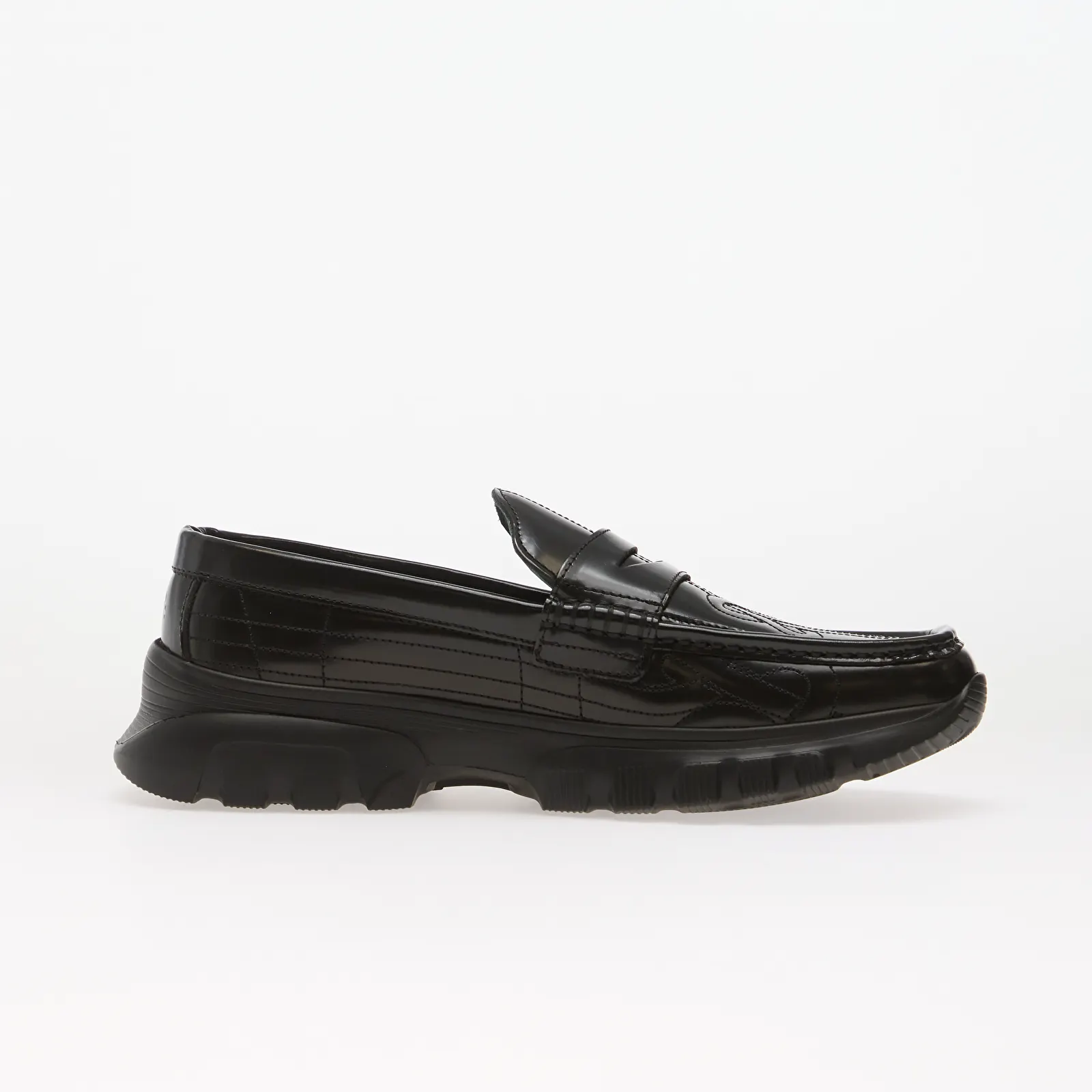 Pánské mokasíny Filling Pieces Hybrid Loafer Quilted Black