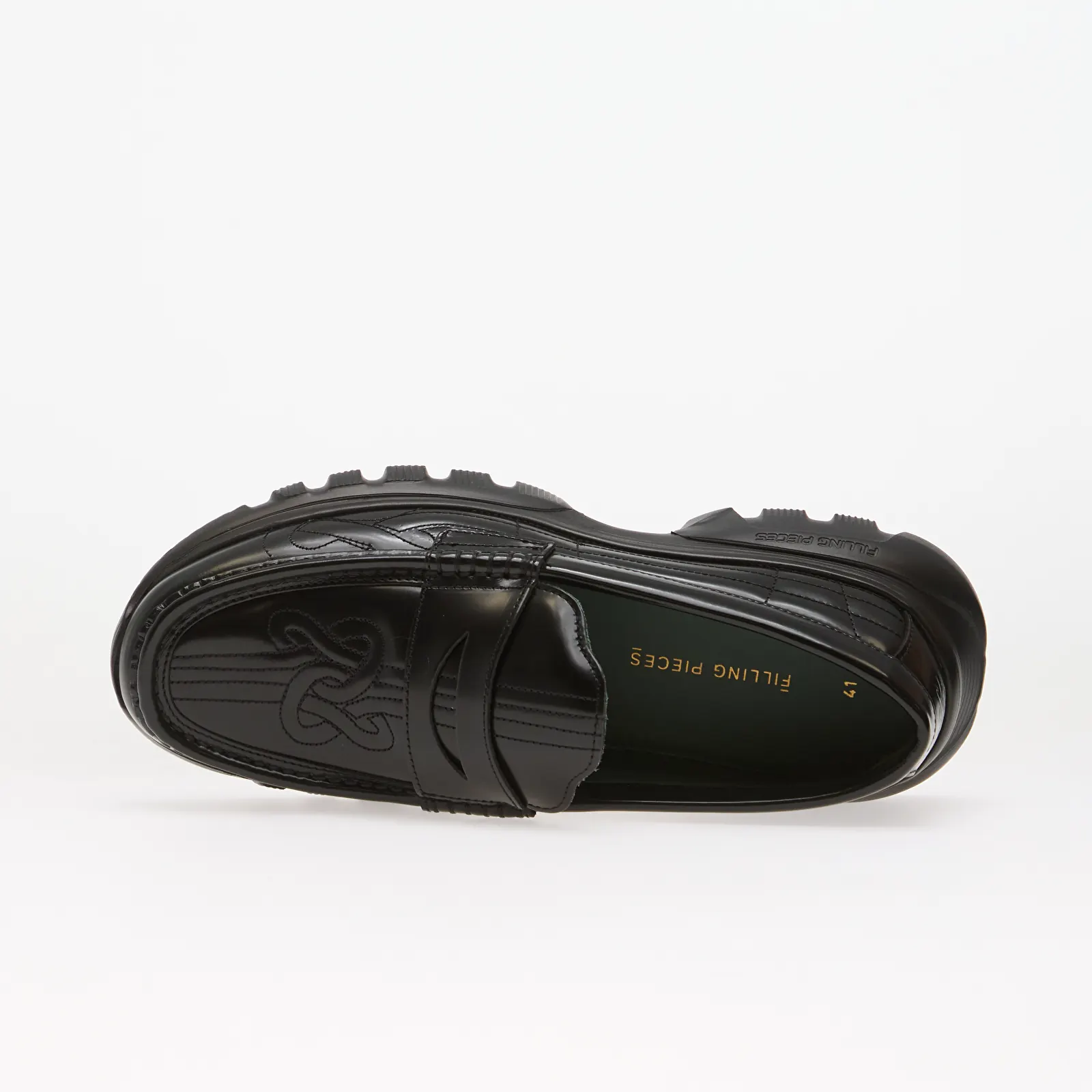 Pánské mokasíny Filling Pieces Hybrid Loafer Quilted Black
