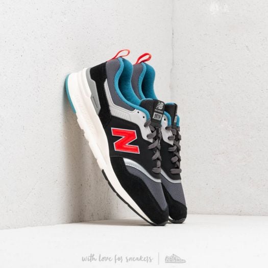 New balance 997h black red hot sale