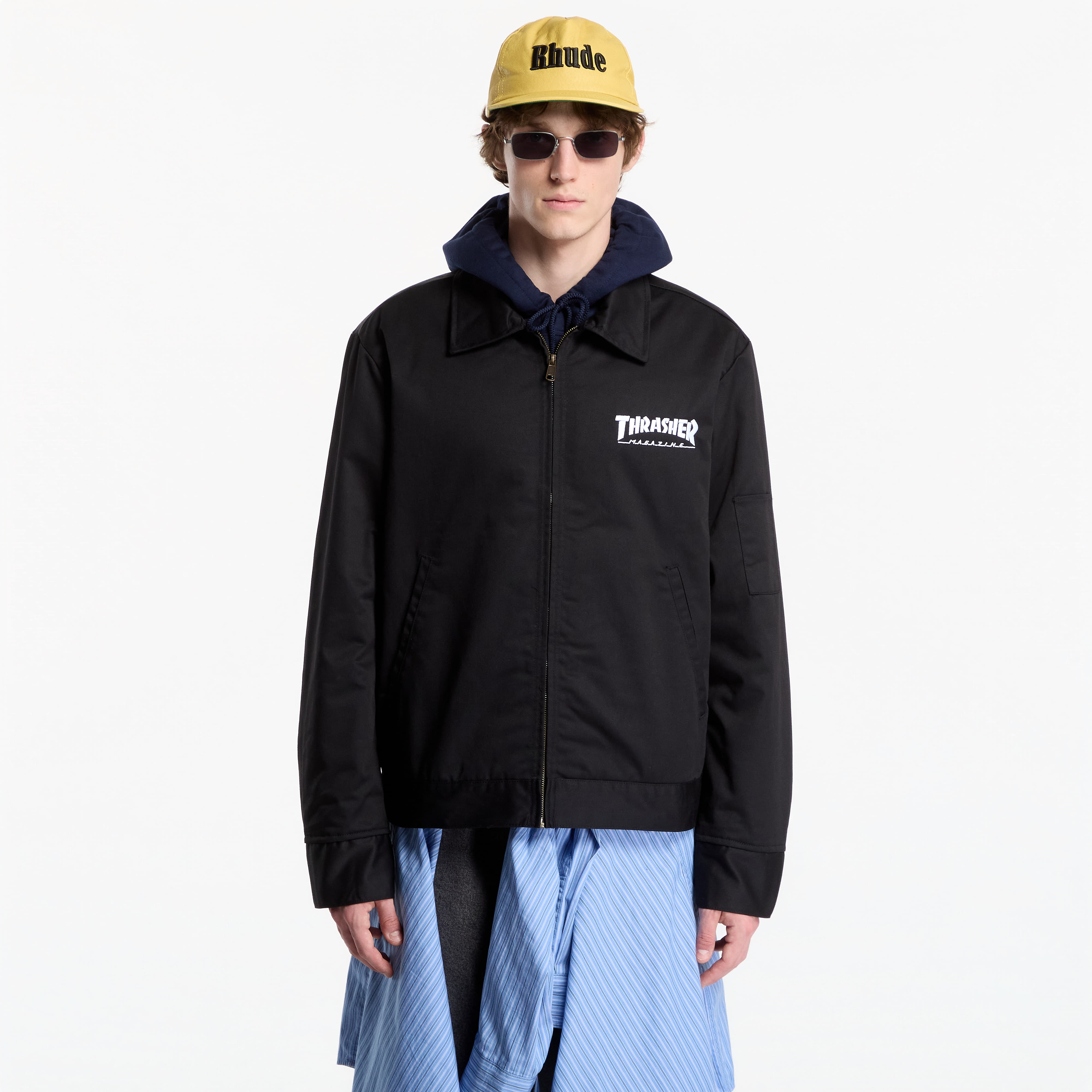 Яке Thrasher Mag Embroidered Mechanic Jacket Black M