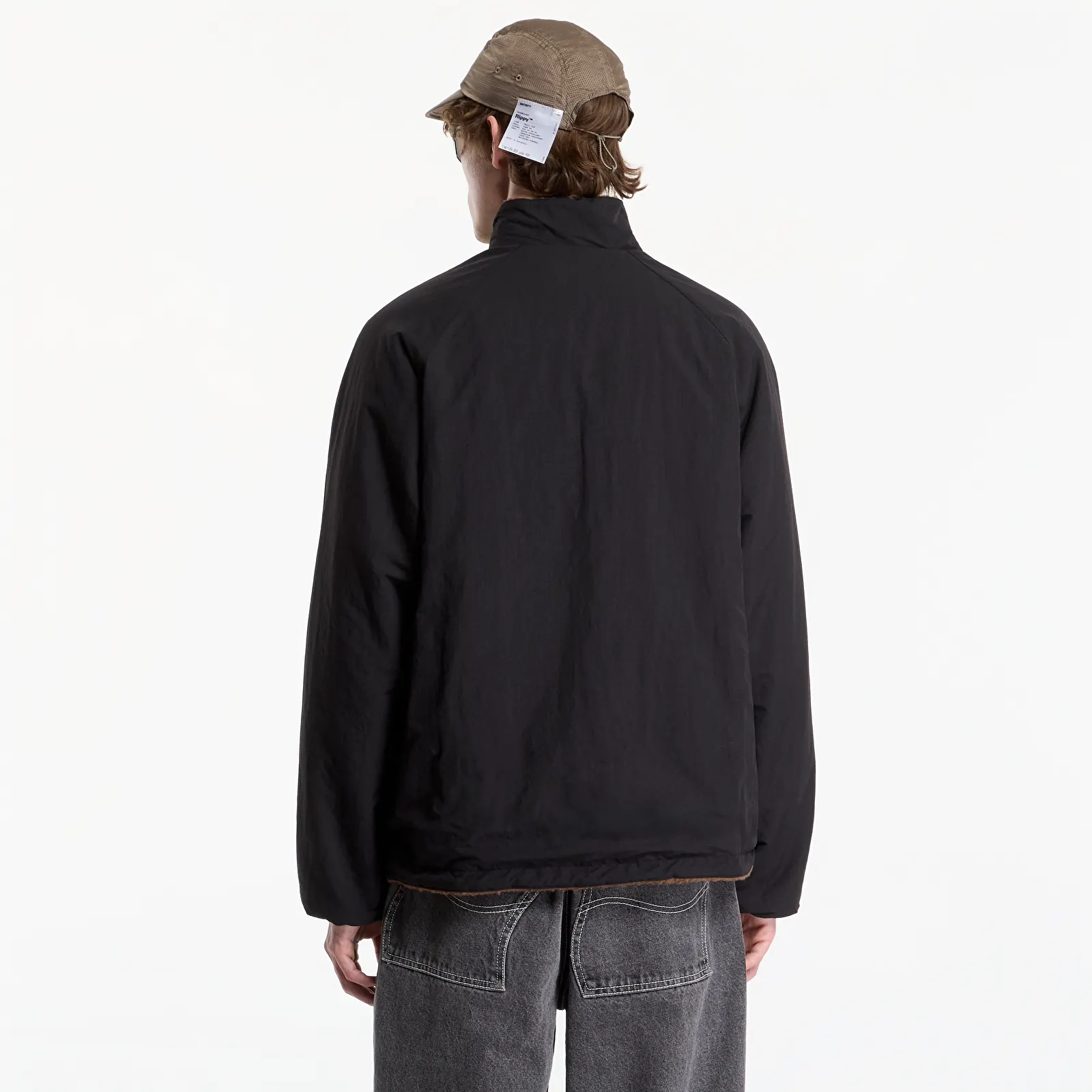 Bomberjacks Gramicci Reversible Sherpa Jacket Dark Brown/black