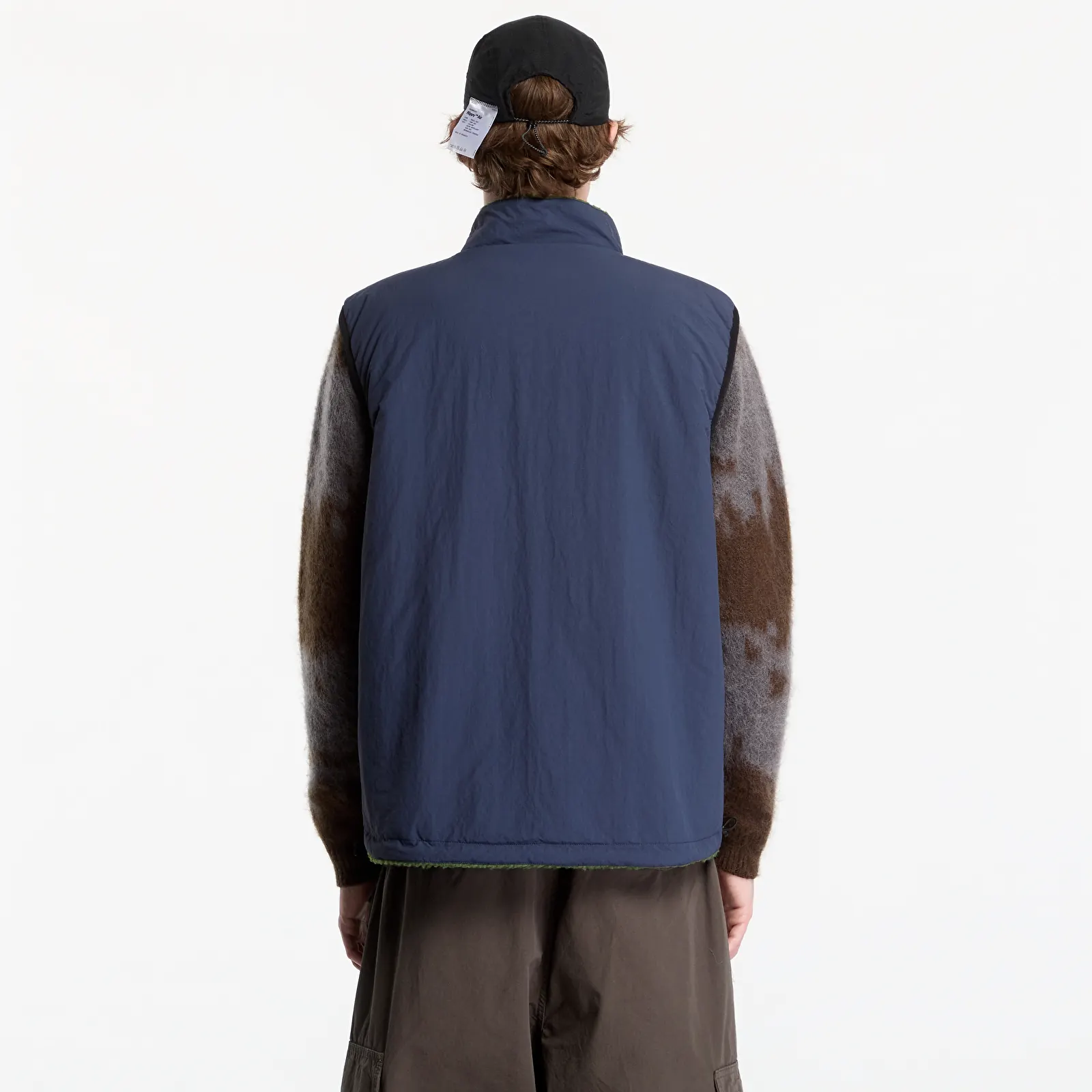 Vests Gramicci Reversible Sherpa Vest Olive/navy