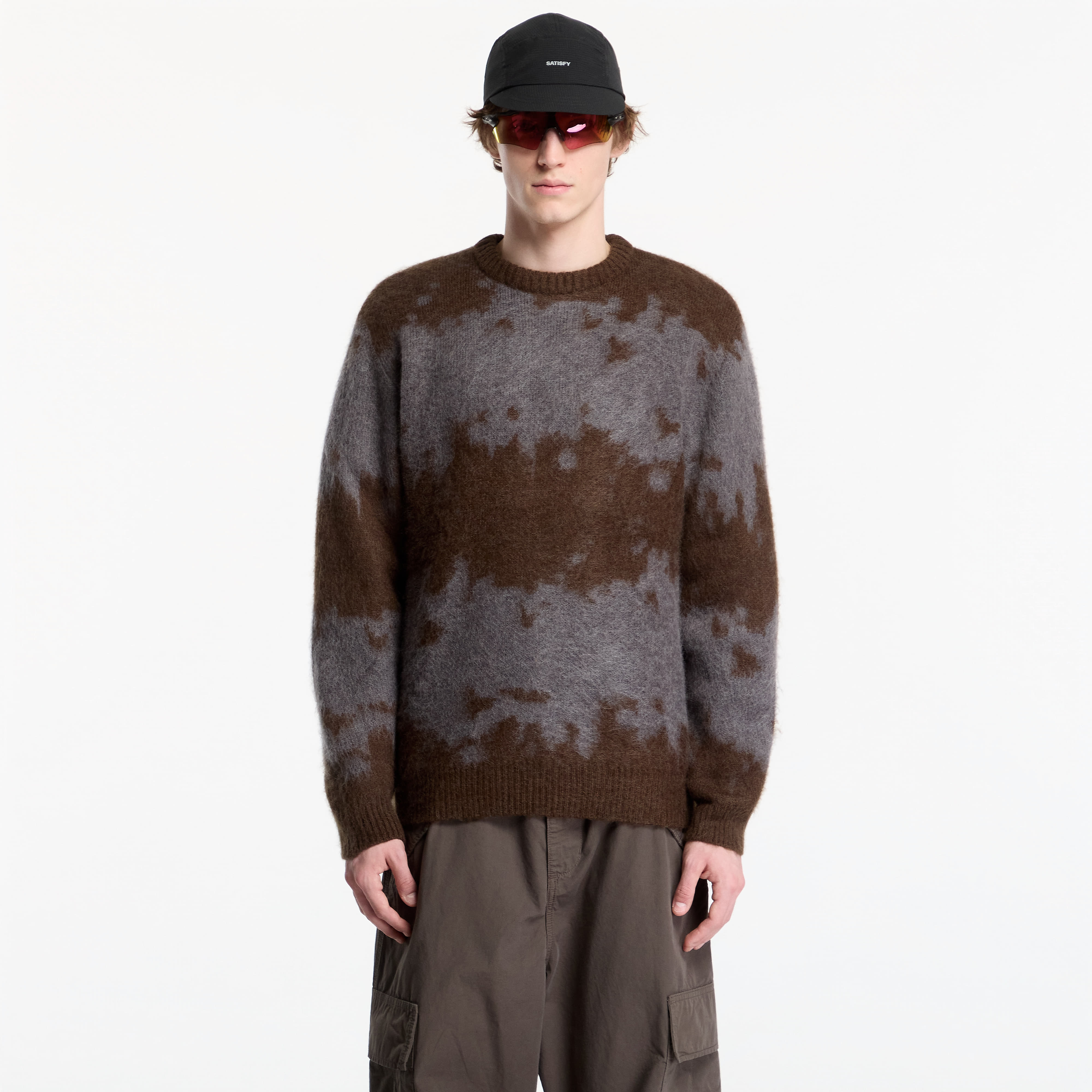 Пуловер Gramicci Mohair Splatter Sweater Slate Splatter M