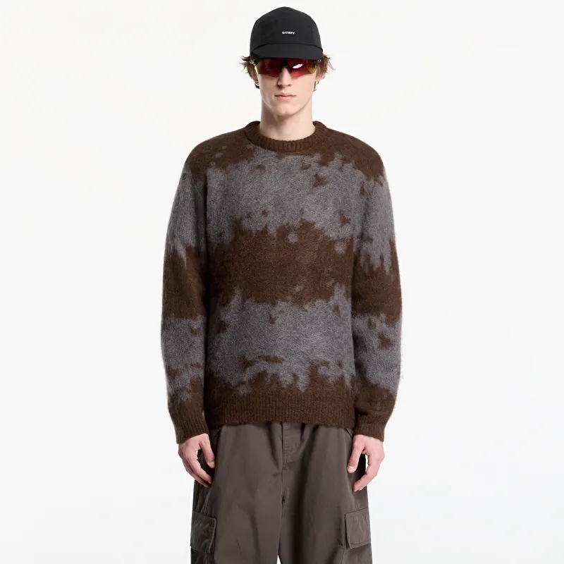 Gramicci Mohair Splatter Sweater Slate Splatter