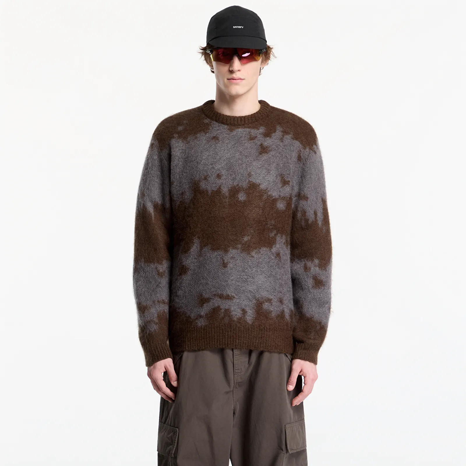 Свитеры и джемперы Gramicci Mohair Splatter Sweater Slate Splatter