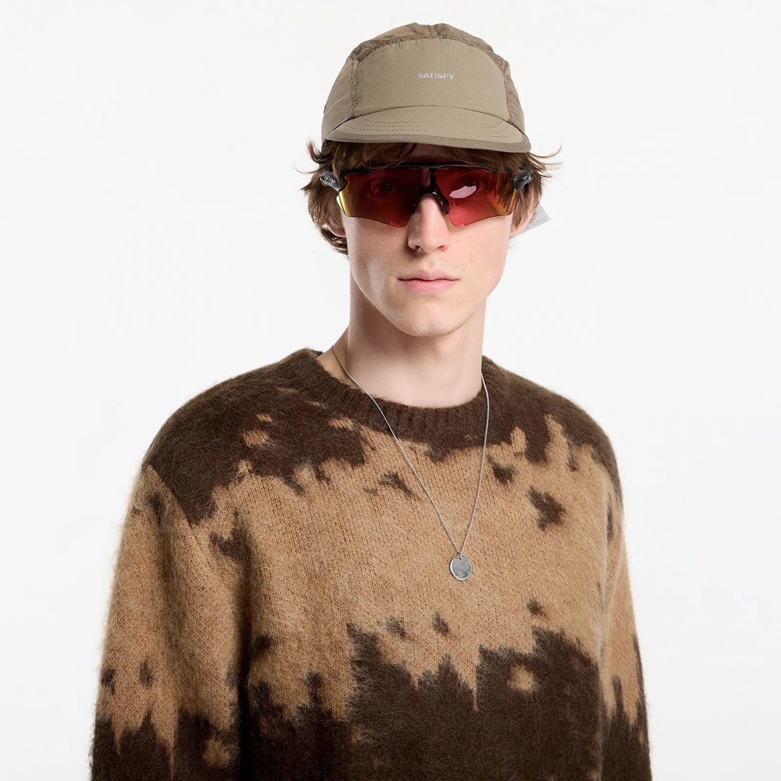 Свитеры и джемперы Gramicci Mohair Splatter Sweater Taupe Splatter