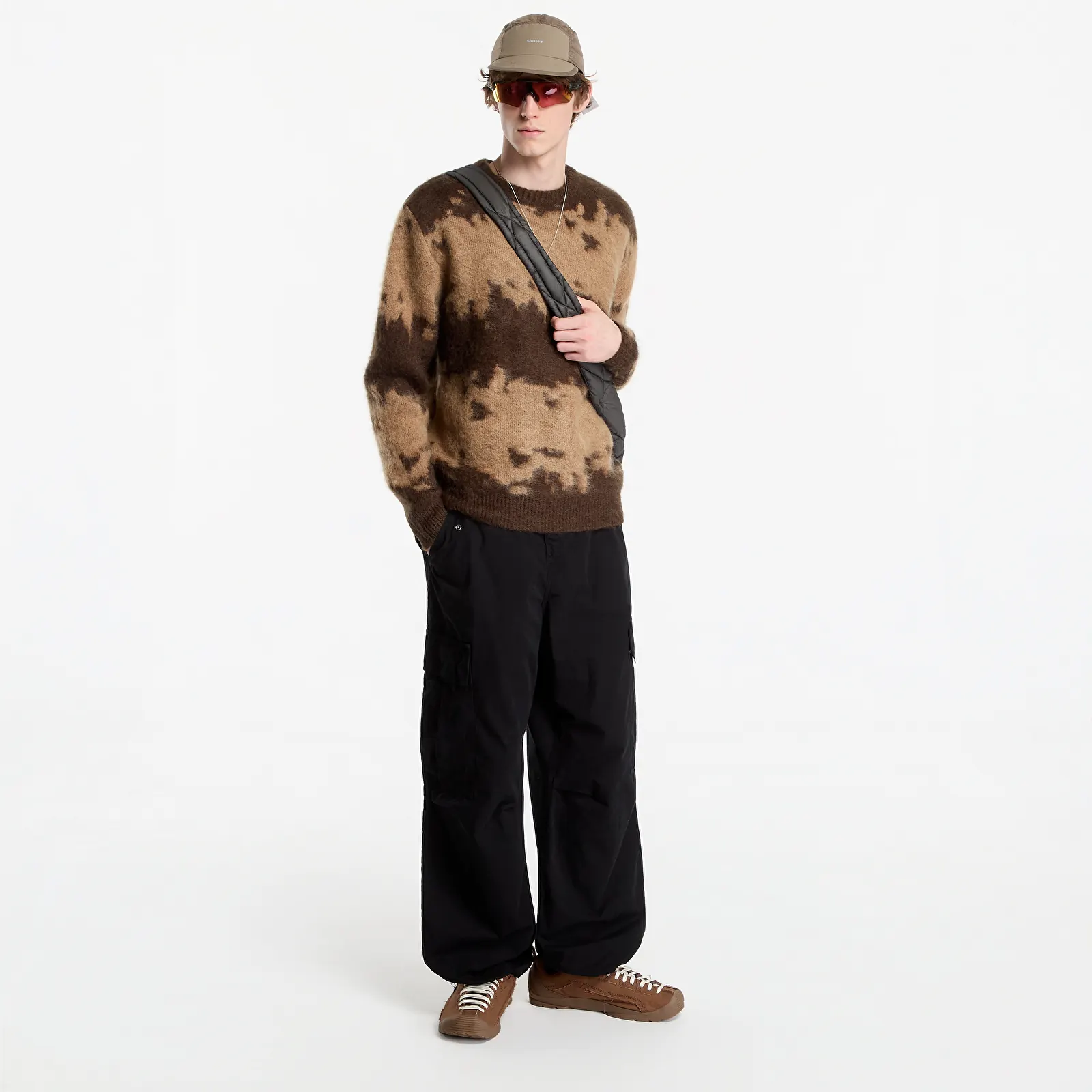 Свитеры и джемперы Gramicci Mohair Splatter Sweater Taupe Splatter